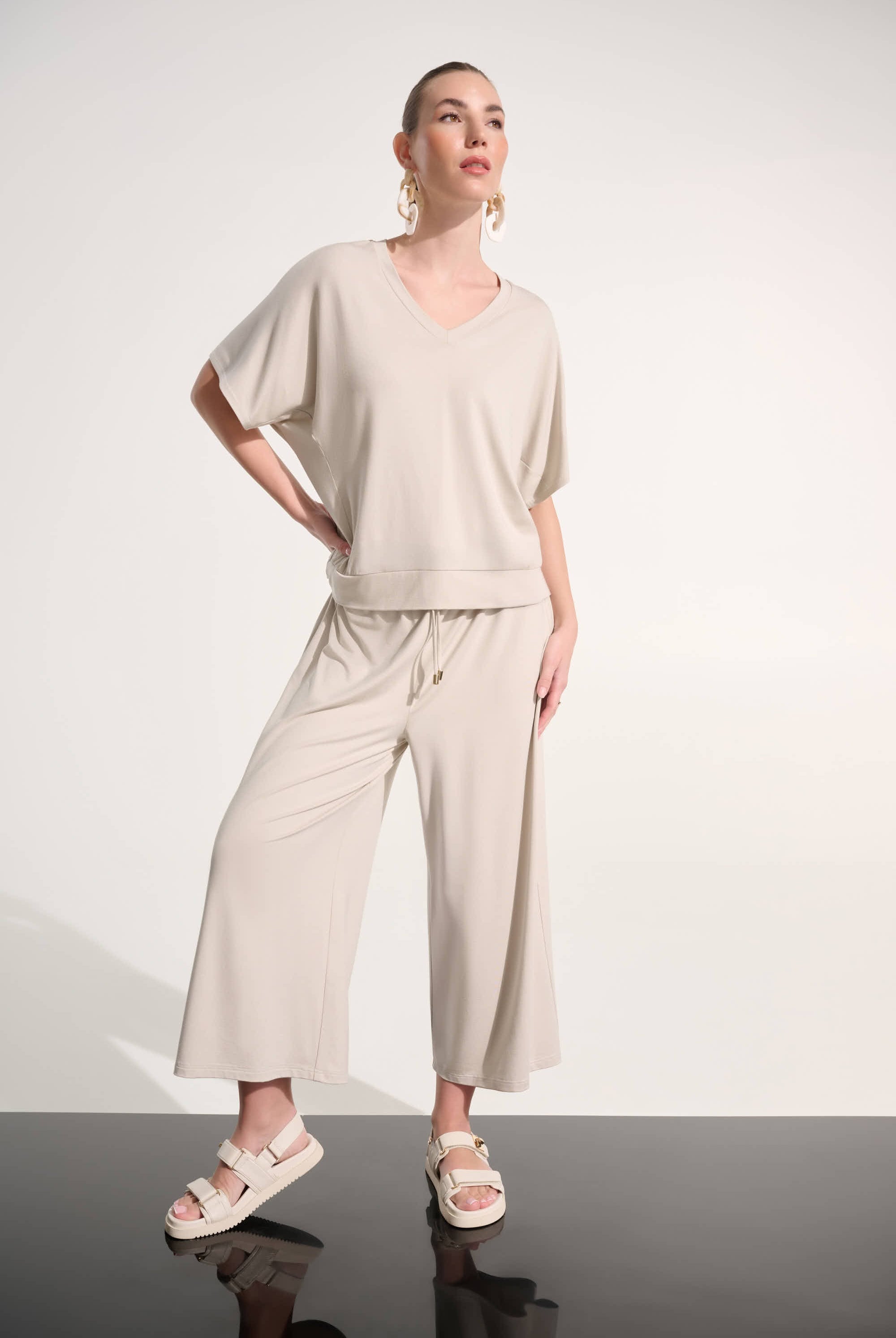Jersey Dolman Sleeve Boxy Top