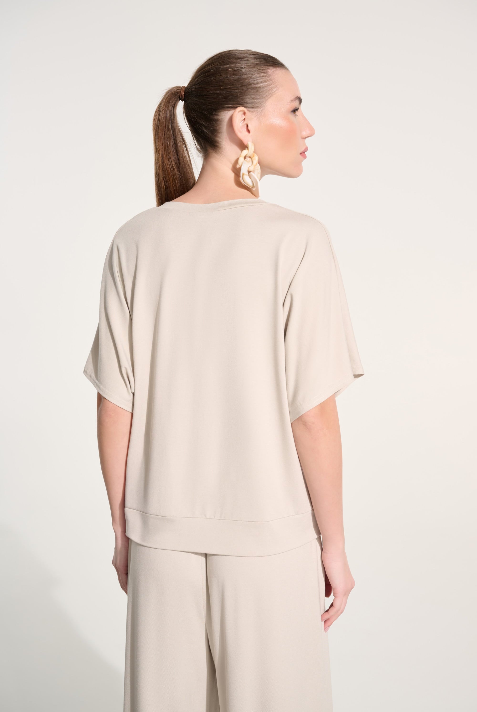 Jersey Dolman Sleeve Boxy Top