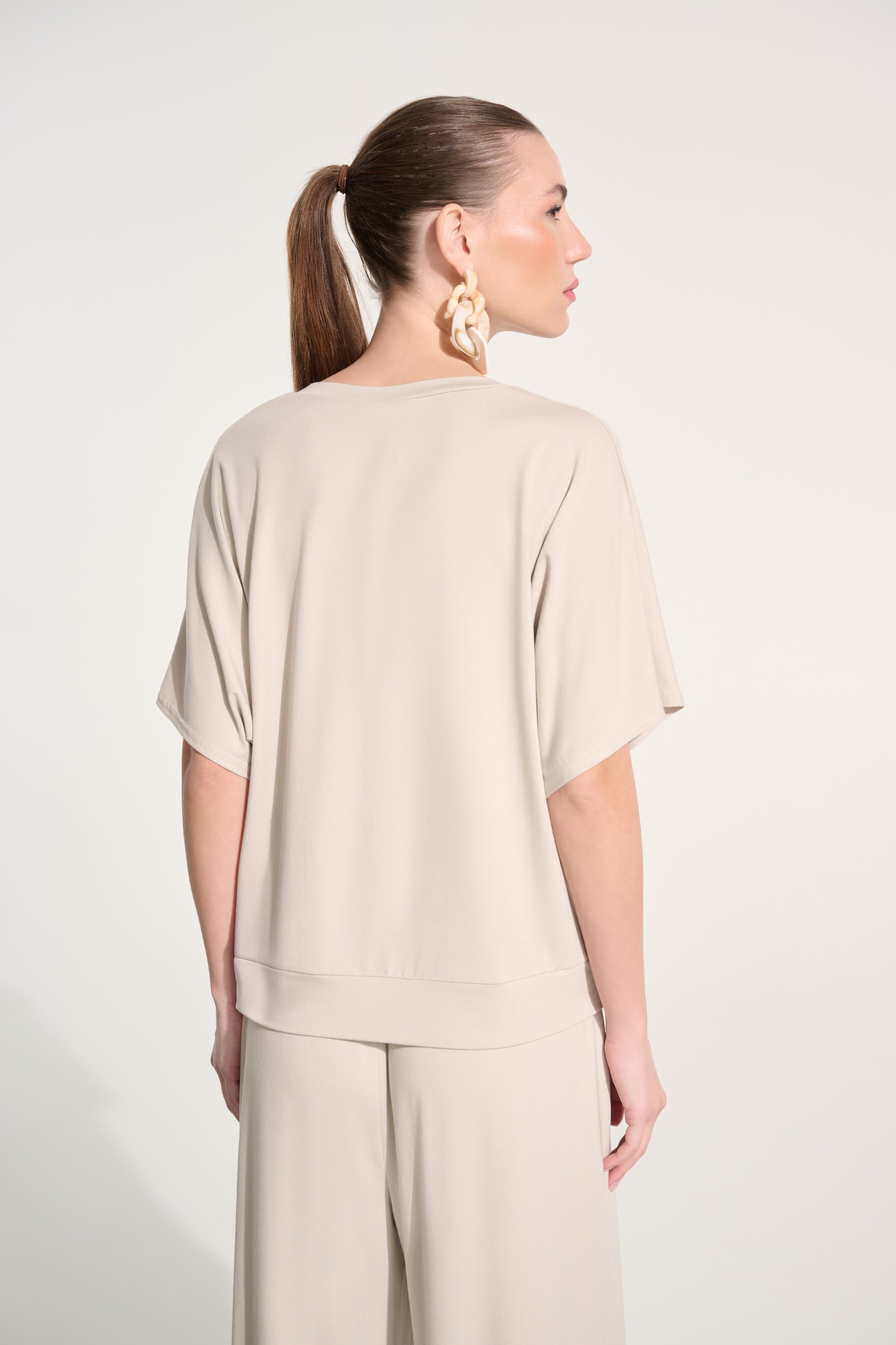 Jersey Dolman Sleeve Boxy Top