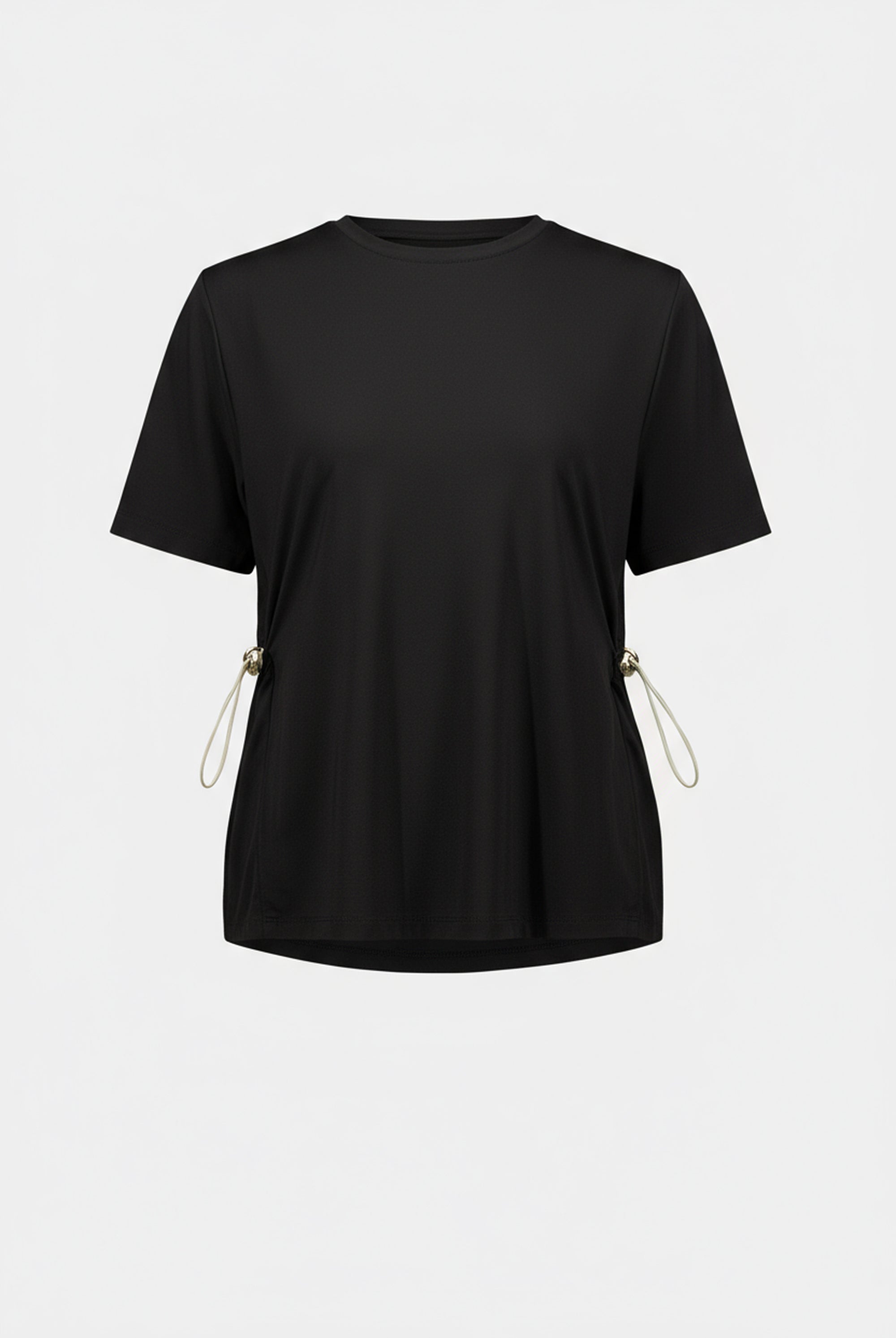 Jersey Memory Boxy Top With Adjustable Sides