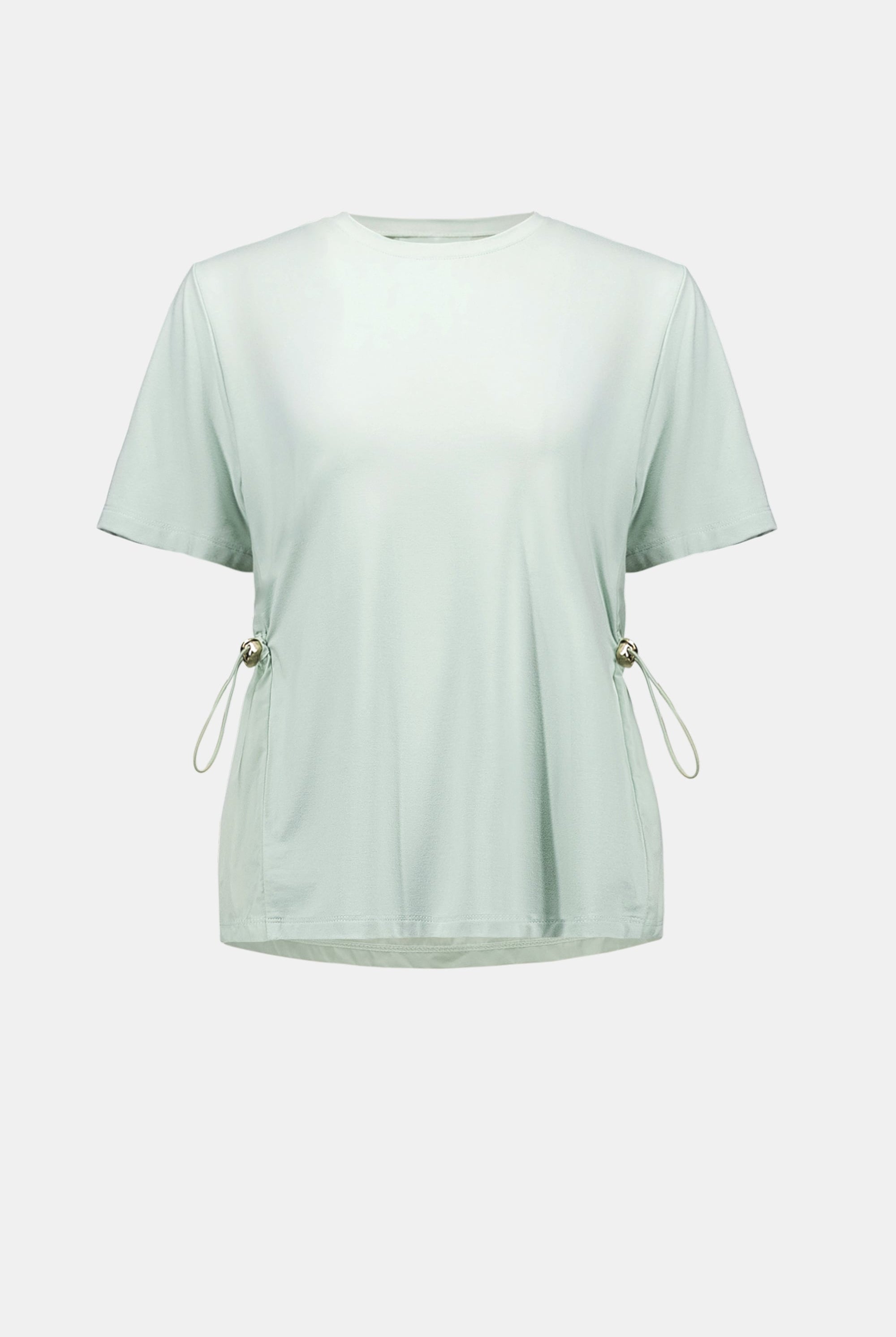 Jersey Memory Boxy Top With Adjustable Sides