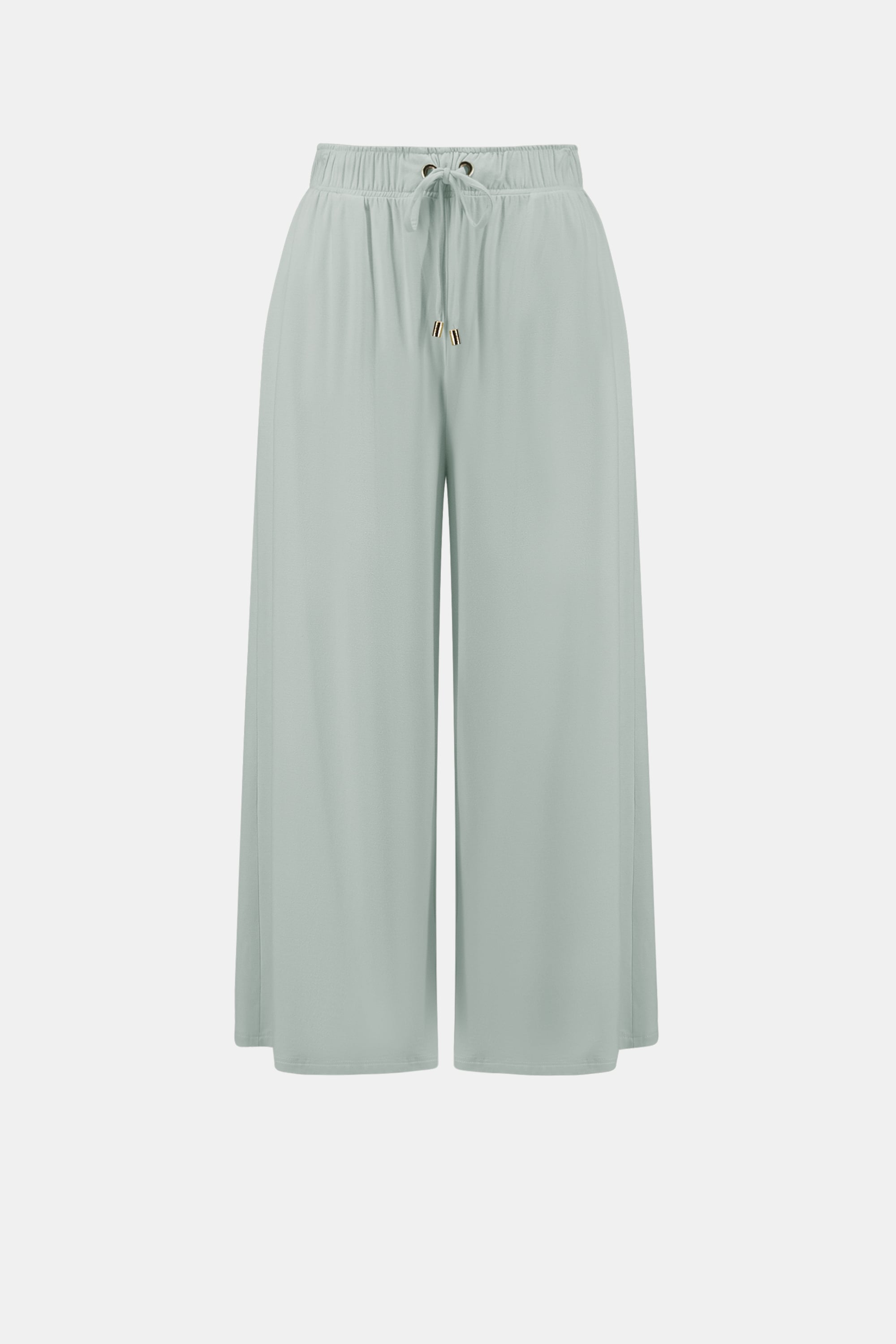 Jersey Pull-On Culotte Pant With Tie Waist