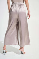 Signature | Satin Rhinestone Culotte Pants-262723