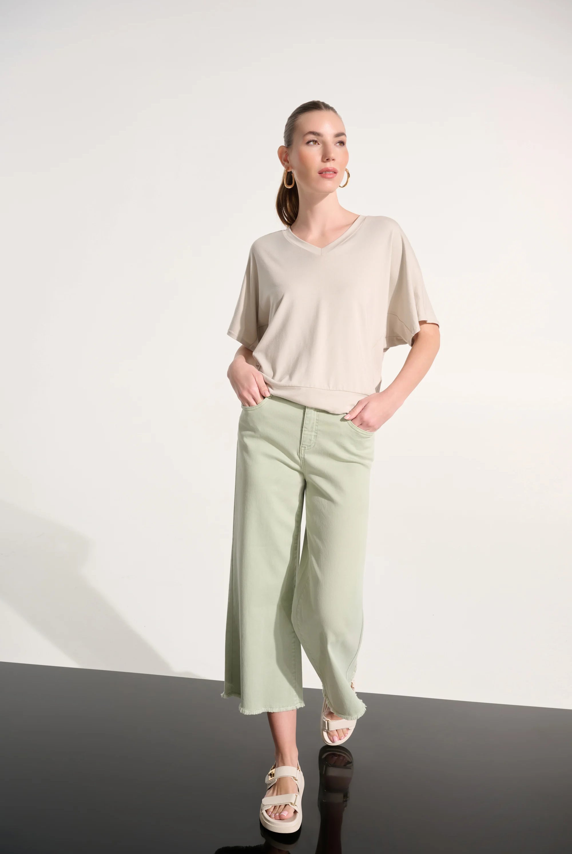 Joseph Ribkoff Jersey Dolman Sleeve Boxy Top | Unique Apparel USA