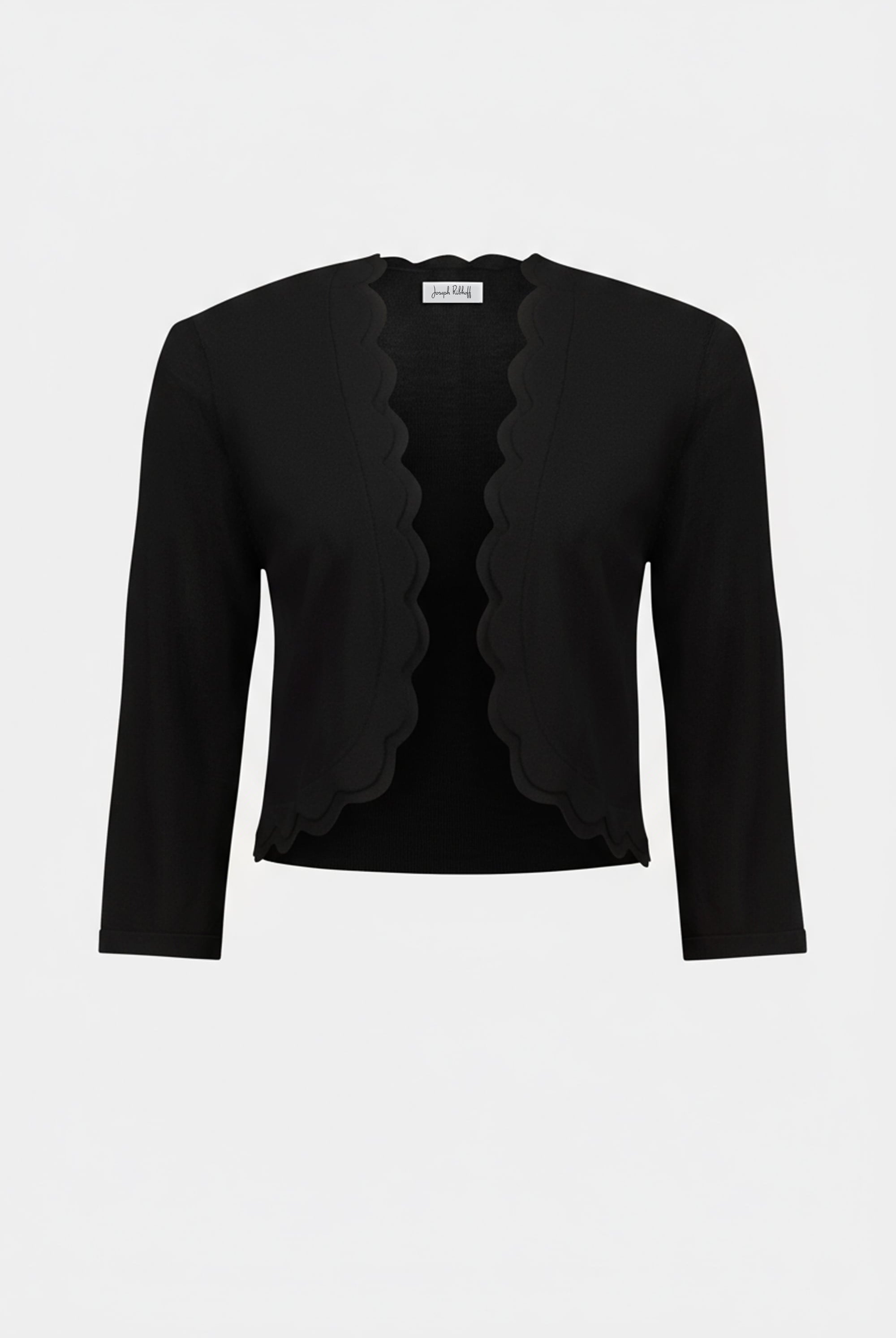 Viscose Sweater Knit Fitted Bolero Cardigan
