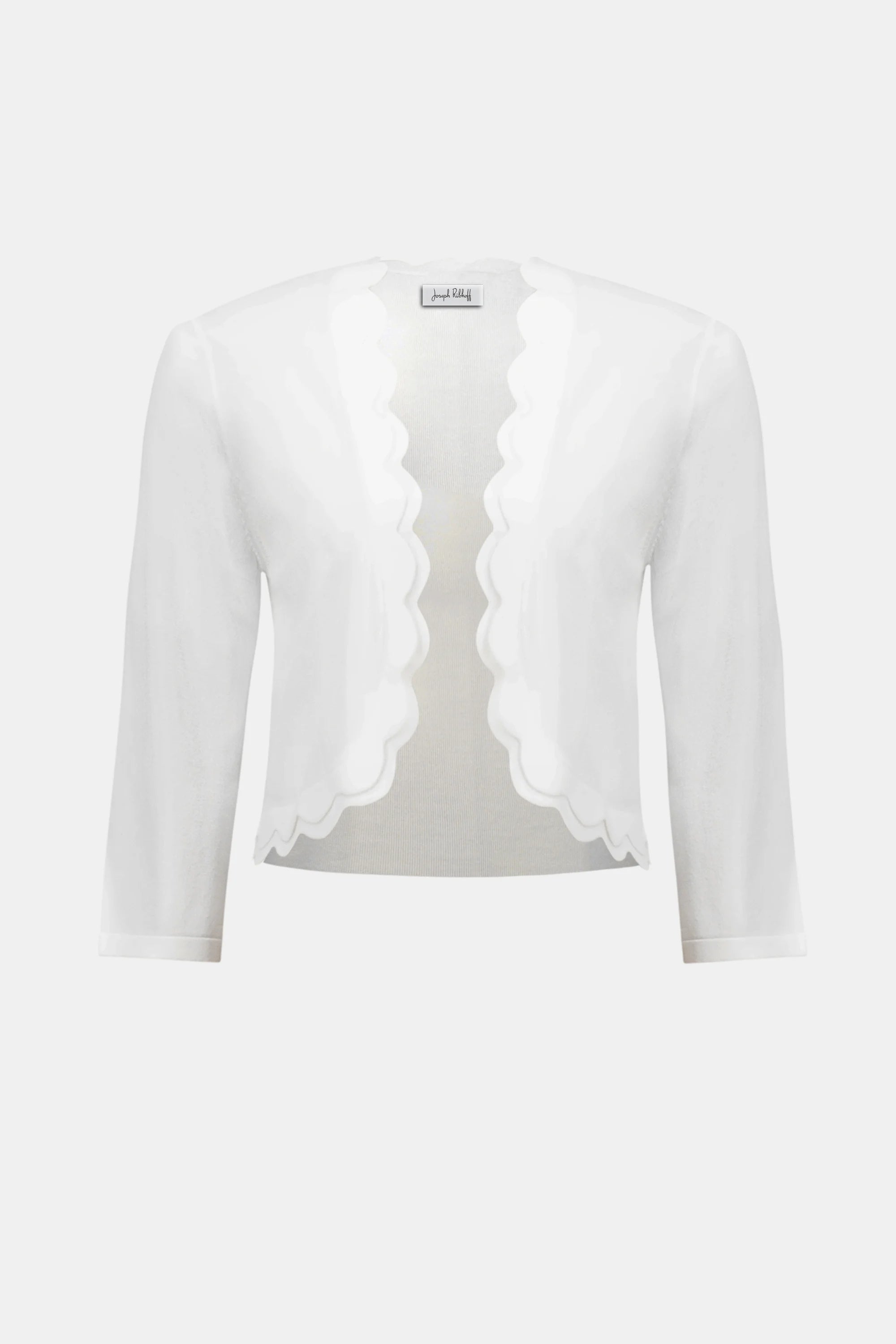 Joseph Ribkoff Viscose Sweater Knit Fitted Bolero Cardigan-262923