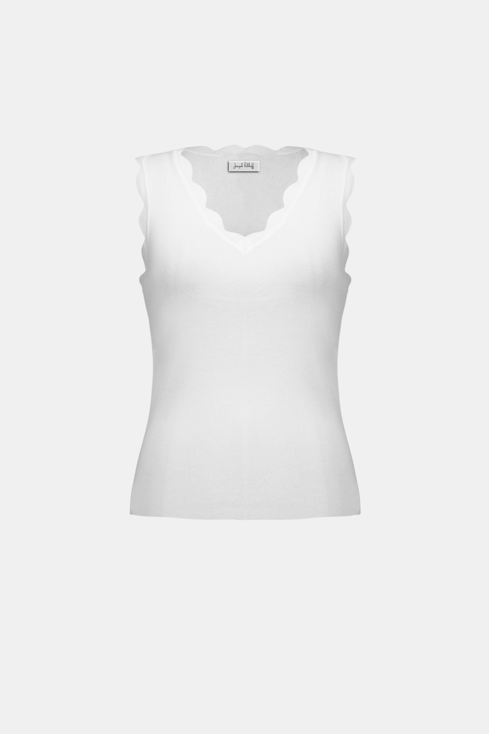 Viscose Sweater Knit Fitted Tank Top