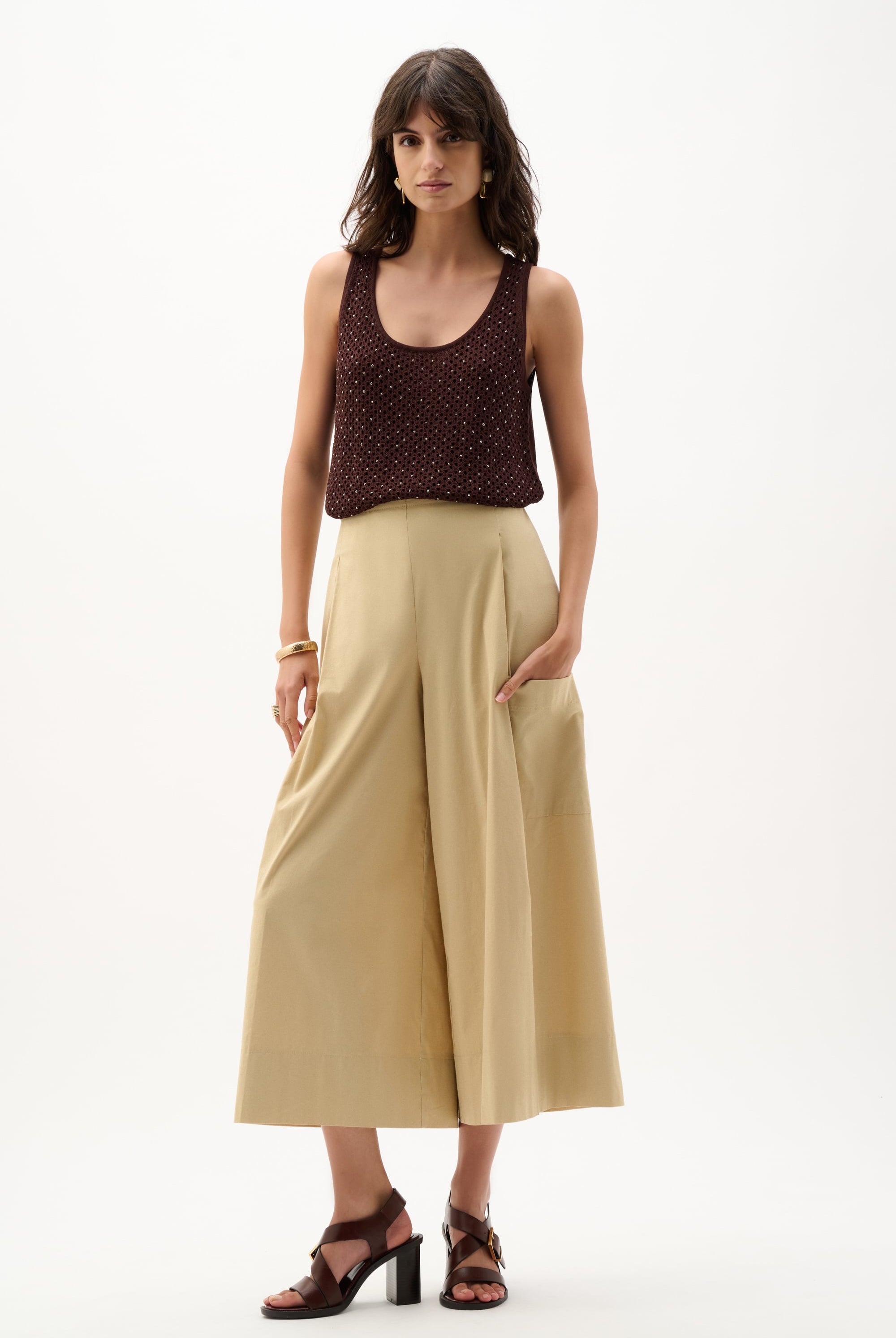 Embellished Knit Camisole