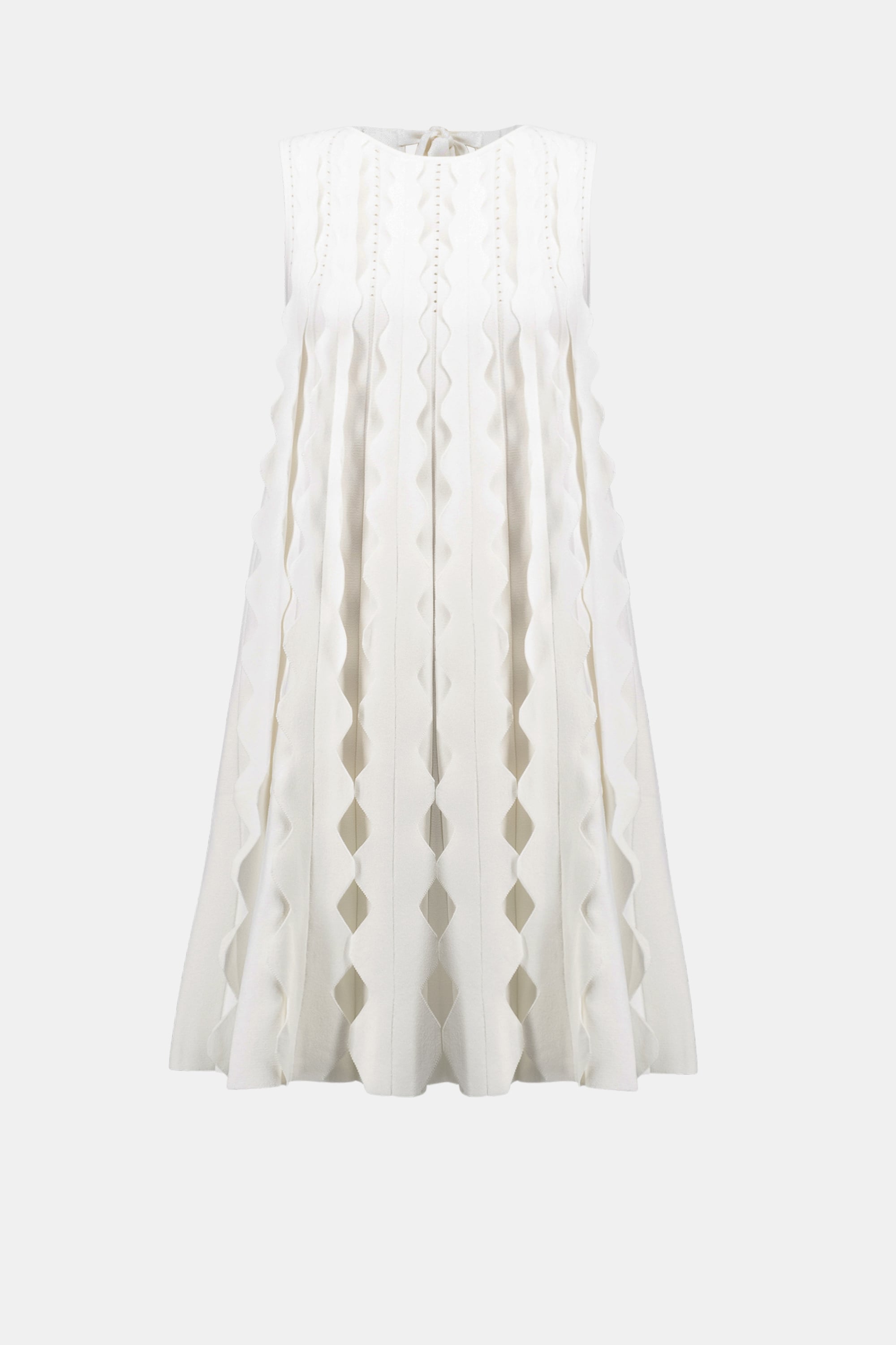 Viscose Sweater Knit Sleeveless A-Line Dress