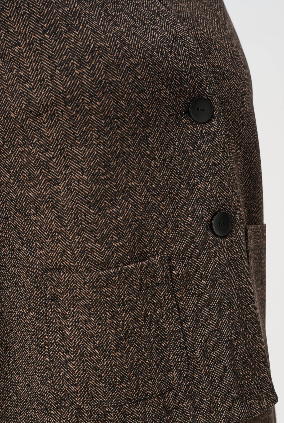 Joseph Ribkoff Herringbone Stand-Collar Blazer-263030, view 5