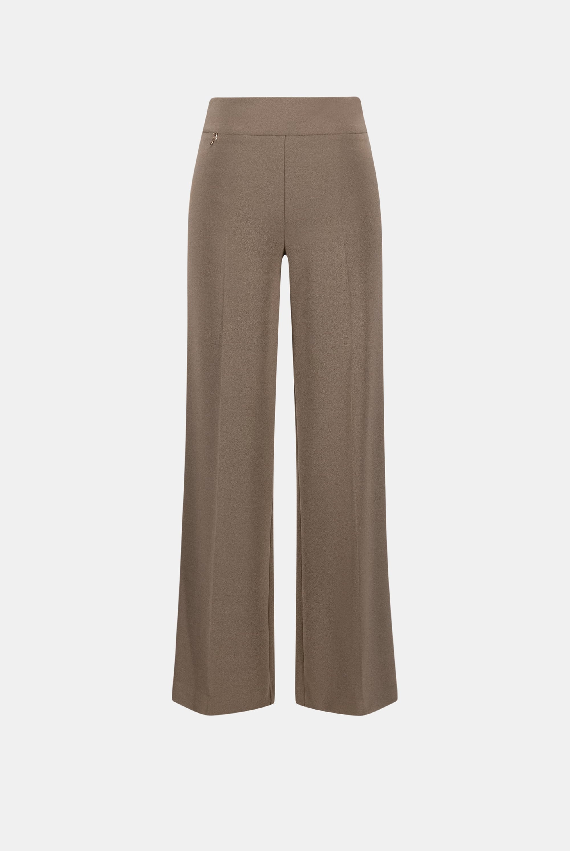 Silky Knit Wide-Leg Pull-On Pants