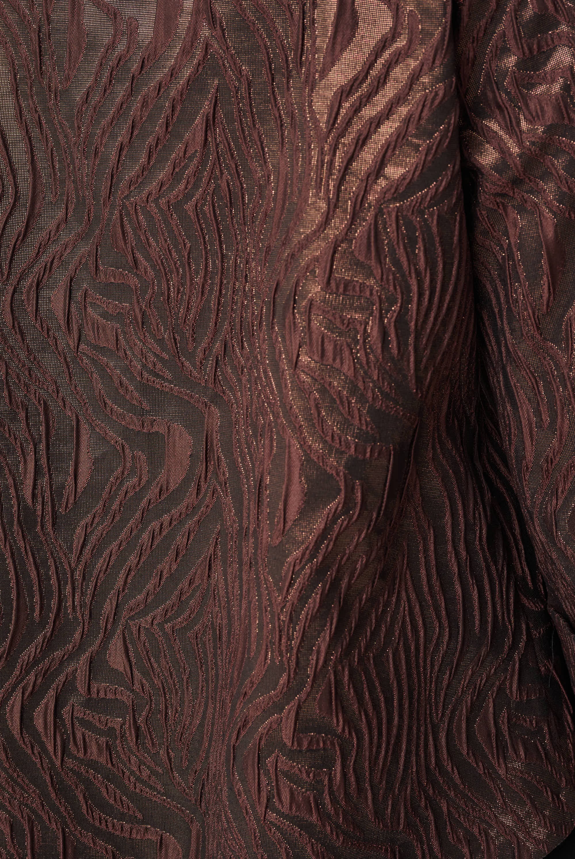 Woven Jacquard Animal Trapeze Jacket