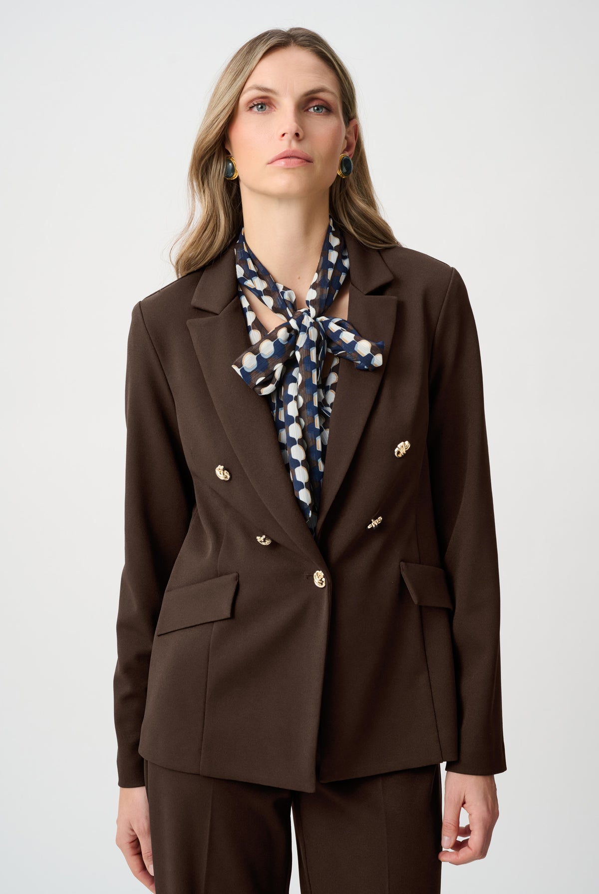 Joseph Ribkoff Scuba Crepe Fitted Blazer-263086, view 8