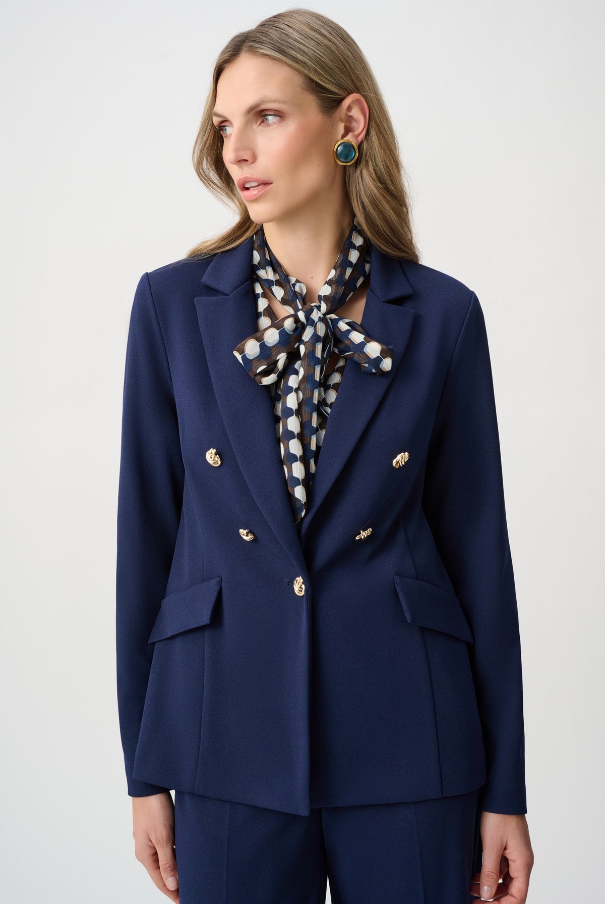 Joseph Ribkoff Scuba Crepe Fitted Blazer-263086