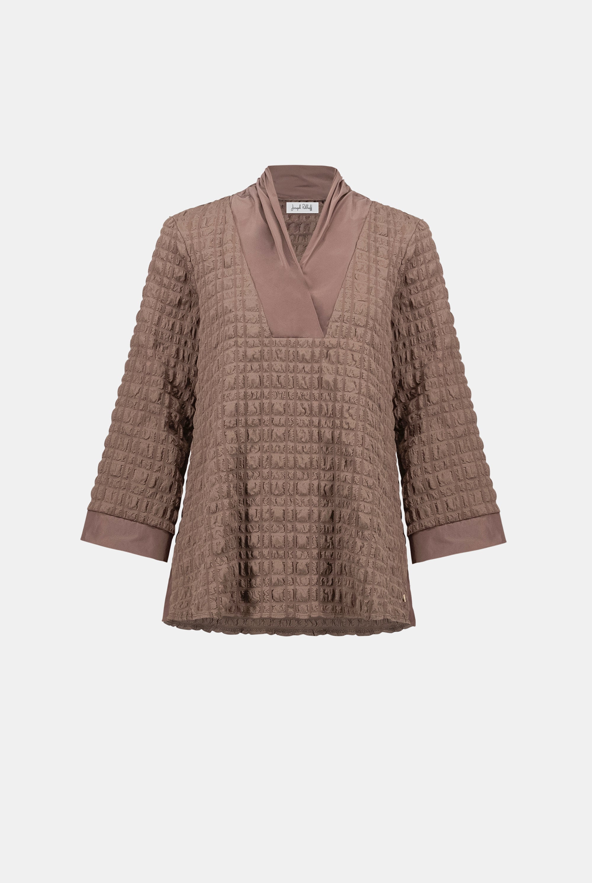 Bubble Jacquard & Memory Straight Top