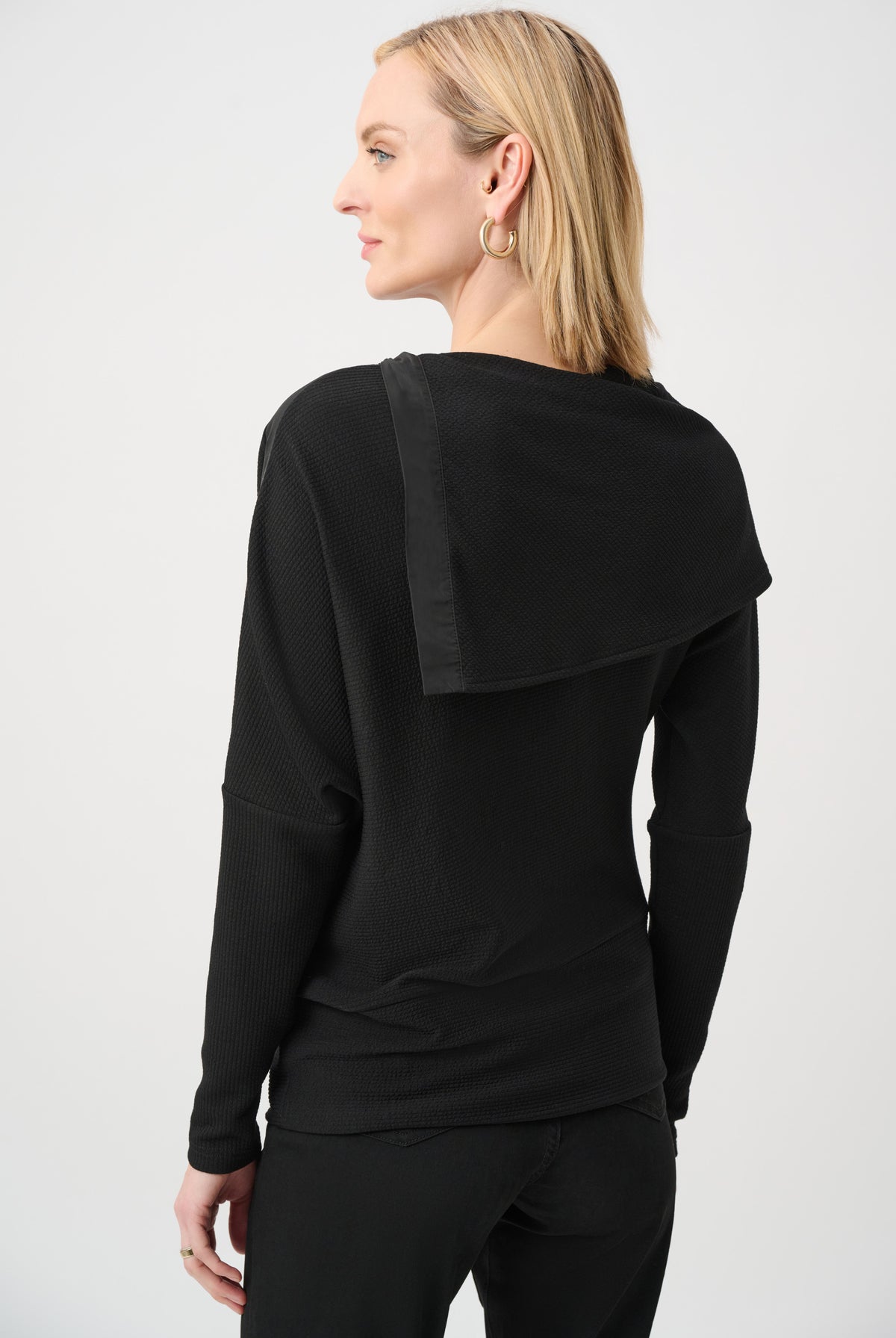 Joseph Ribkoff Jacquard Sweater Boxy Top-263112, view 4