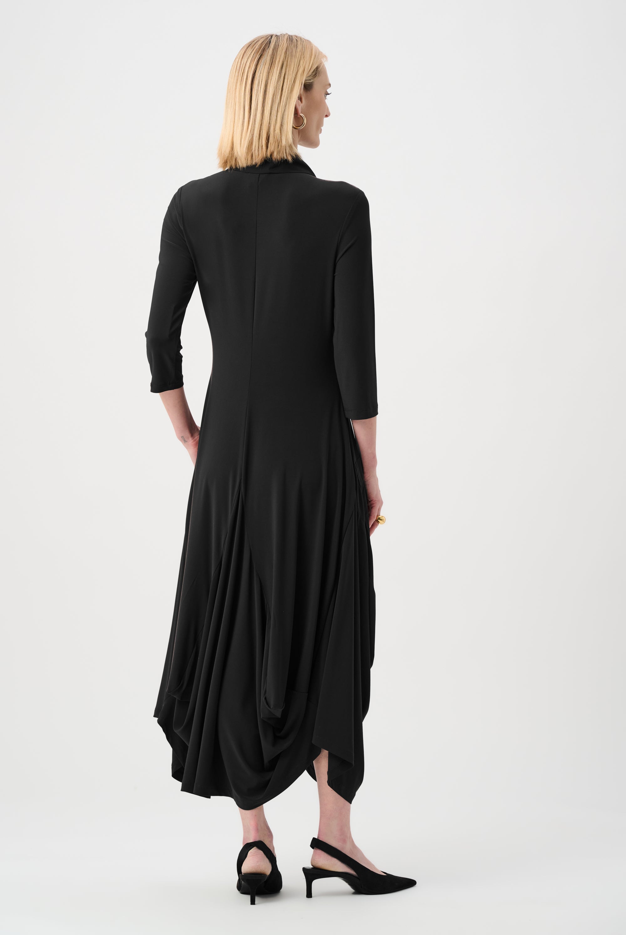 Silky Knit And Memory Cocoon Dress