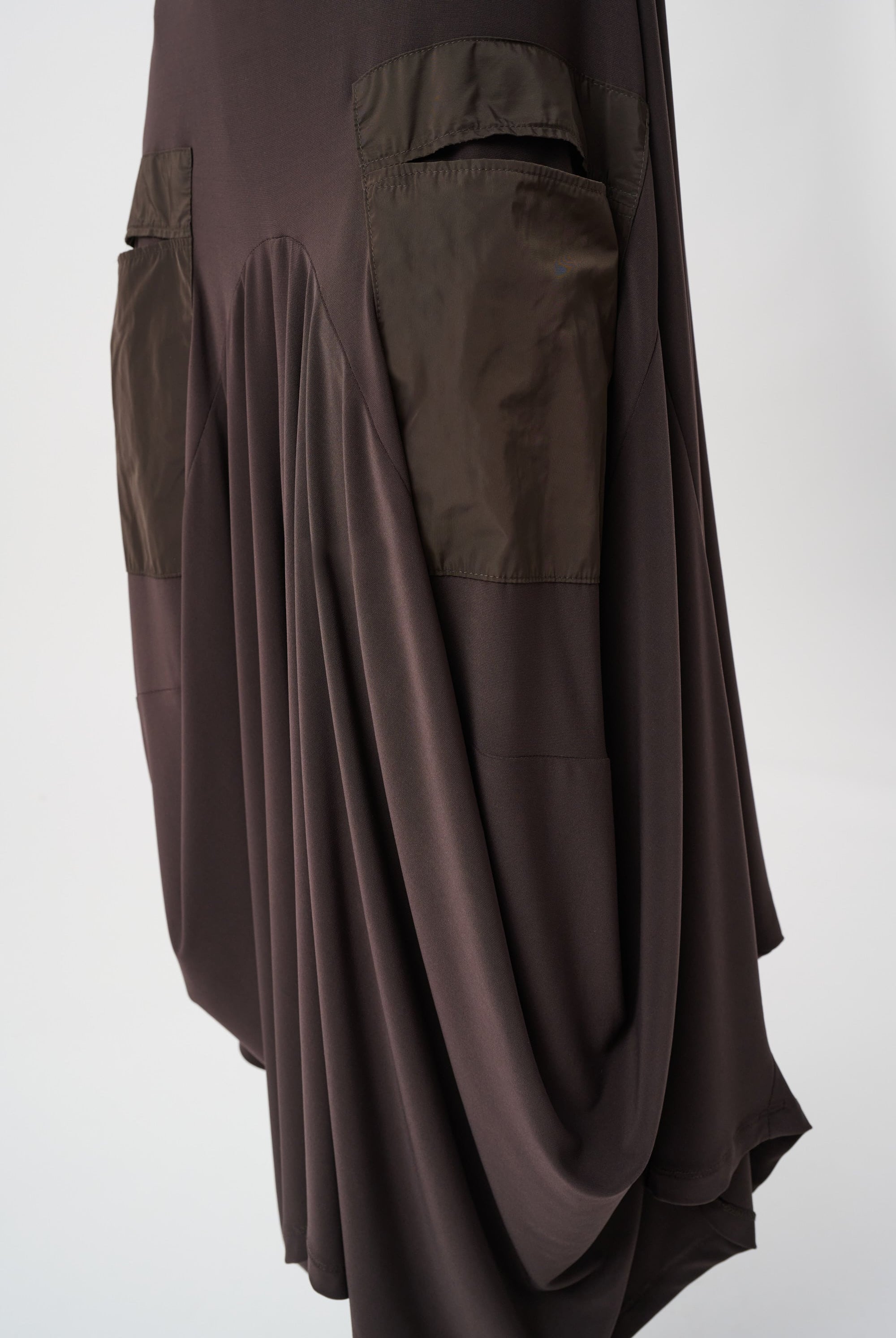 Silky Knit And Memory Cocoon Dress