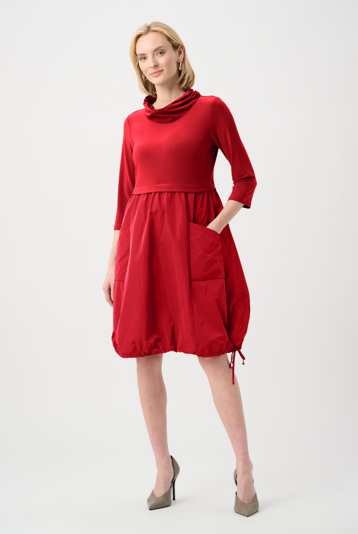 Joseph Ribkoff Silky Knit and Memory Cocoon Dress-263170, view 4
