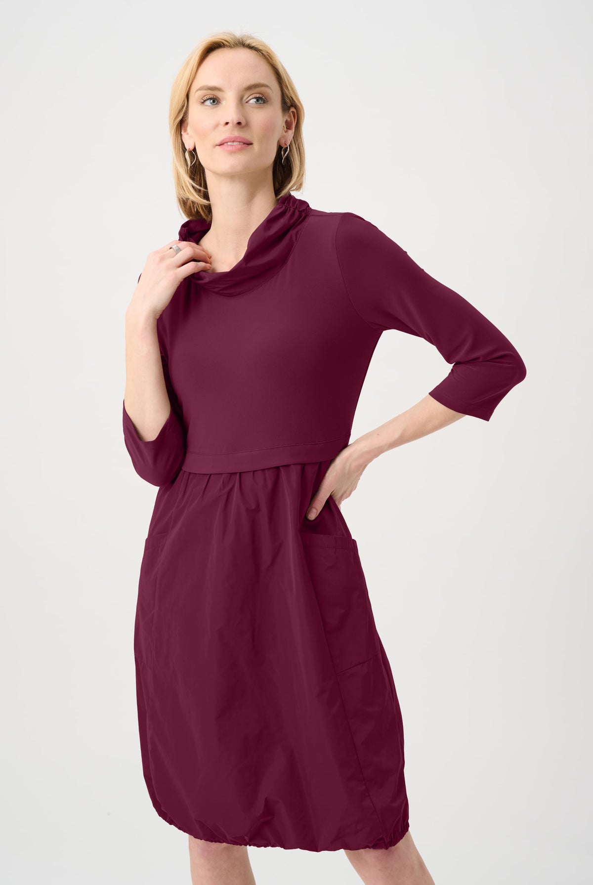 Joseph Ribkoff Silky Knit and Memory Cocoon Dress-263170, view 2
