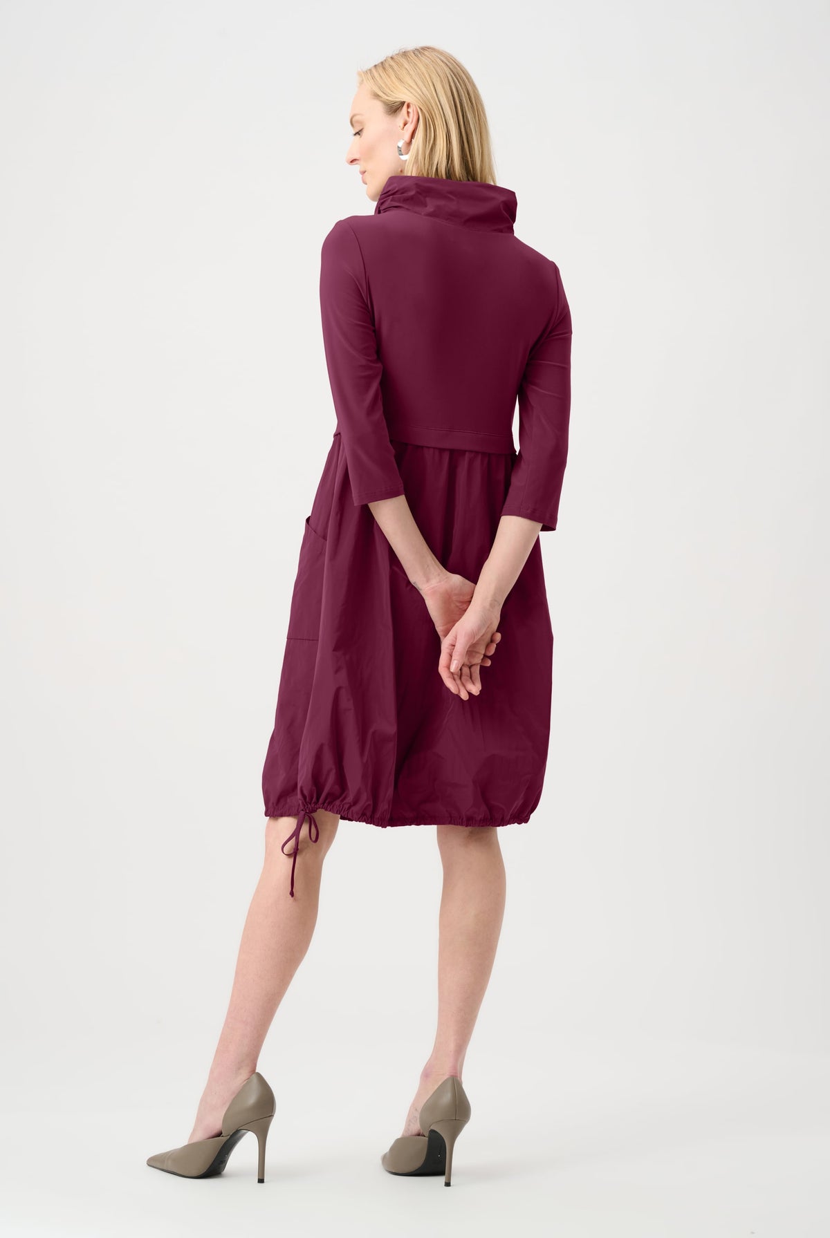 Joseph Ribkoff Silky Knit and Memory Cocoon Dress-263170, view 3