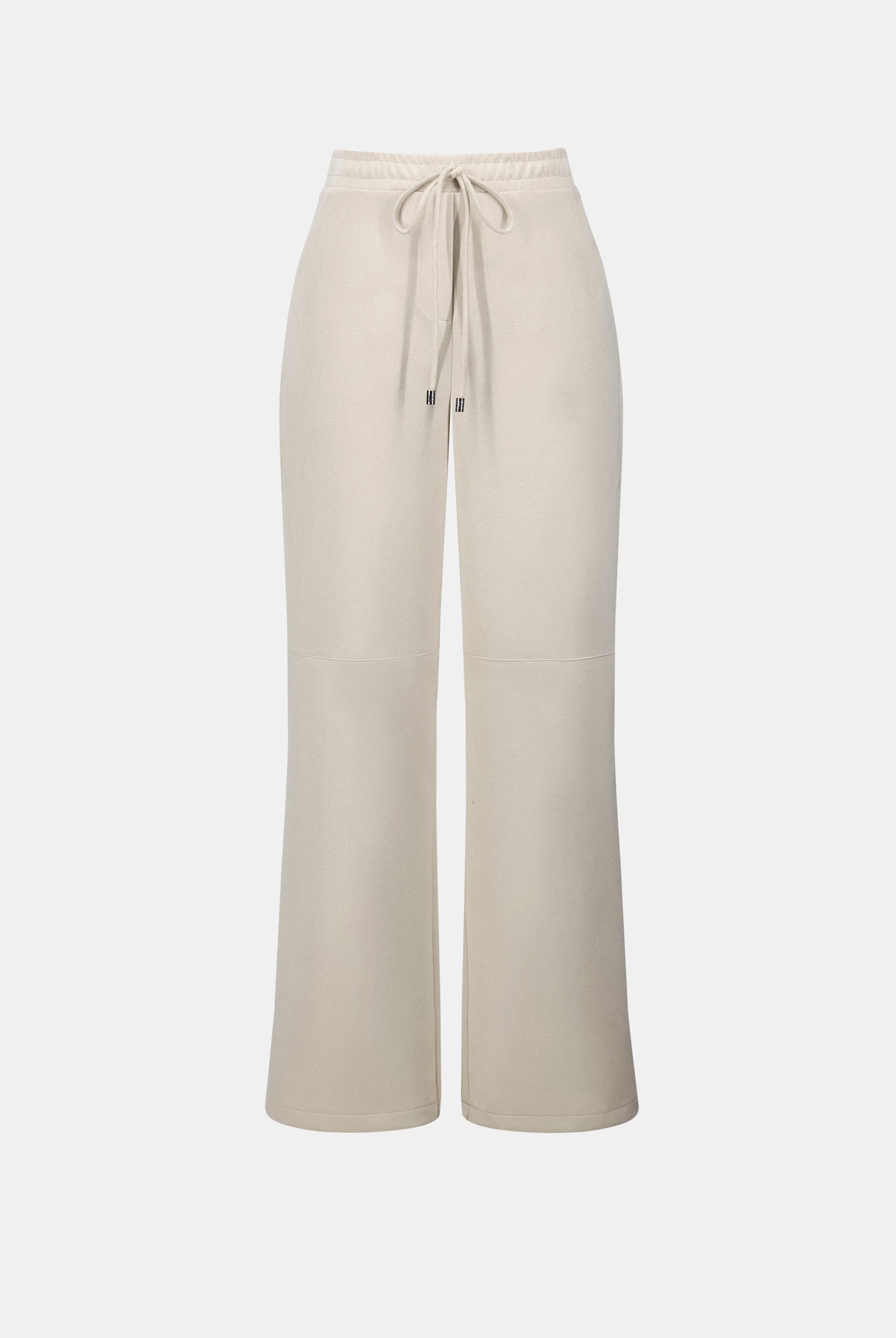 Scuba Suede Wide Leg Pull-On Pants