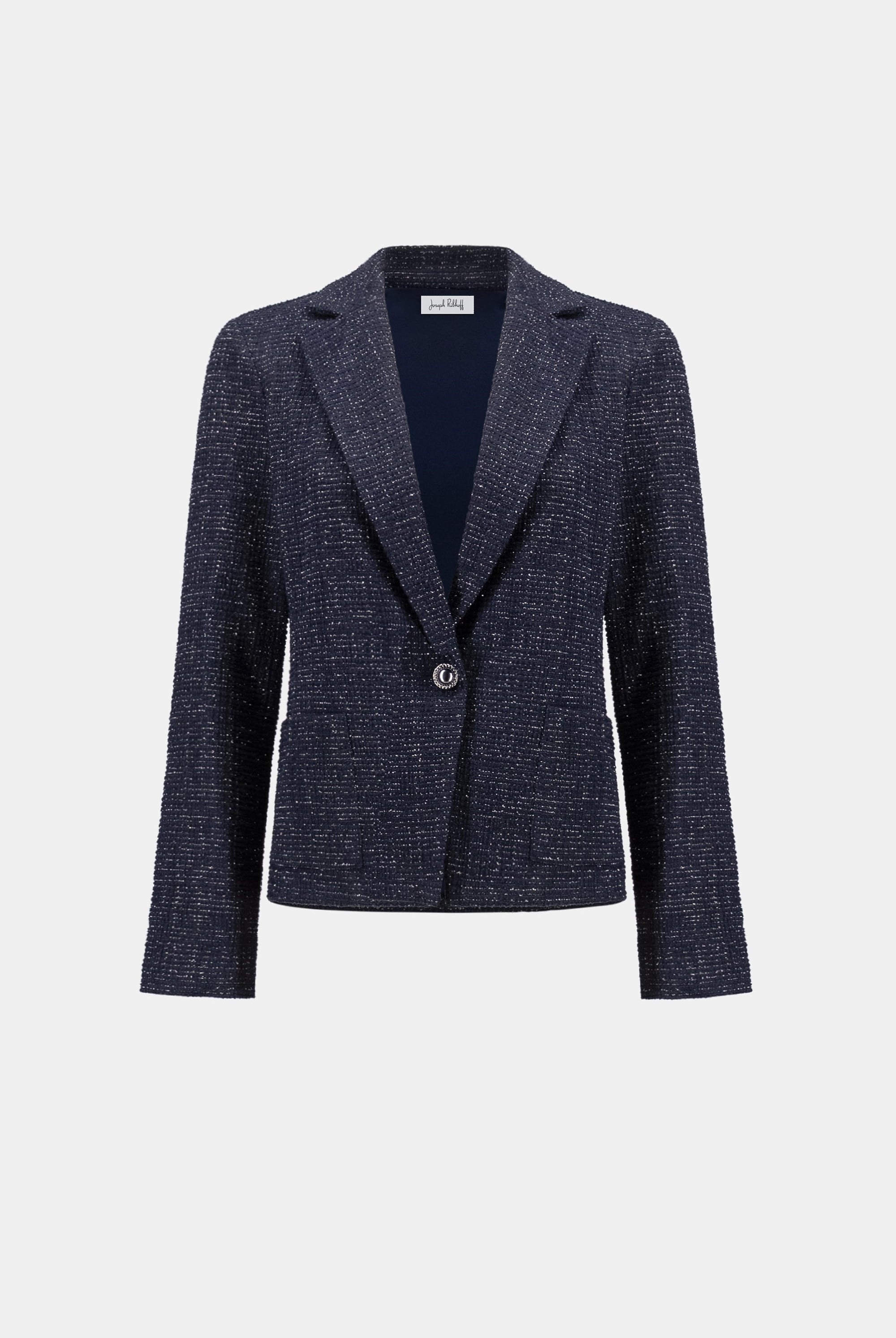 Lurex Boucle Fitted Blazer