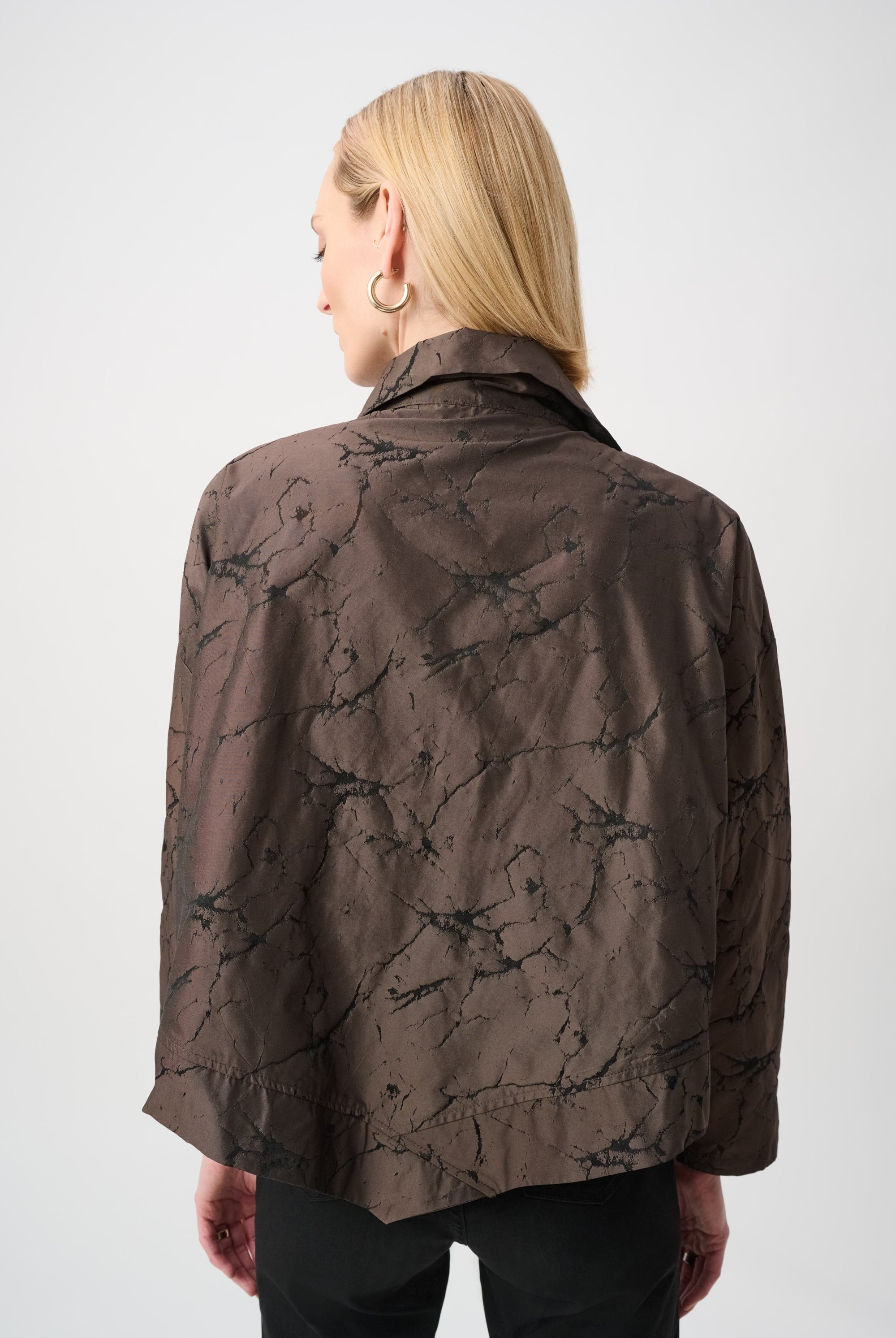 Jacquard Memory Asymmetrical Jacket