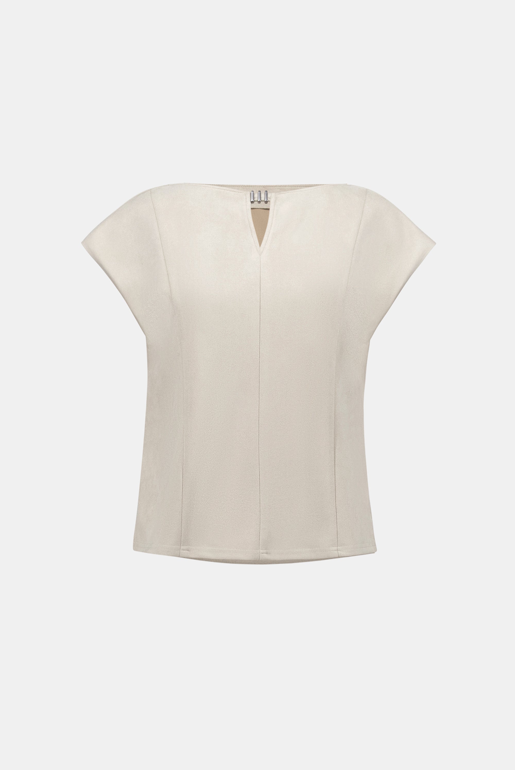Scuba Suede Drop Shoulder Boxy Top