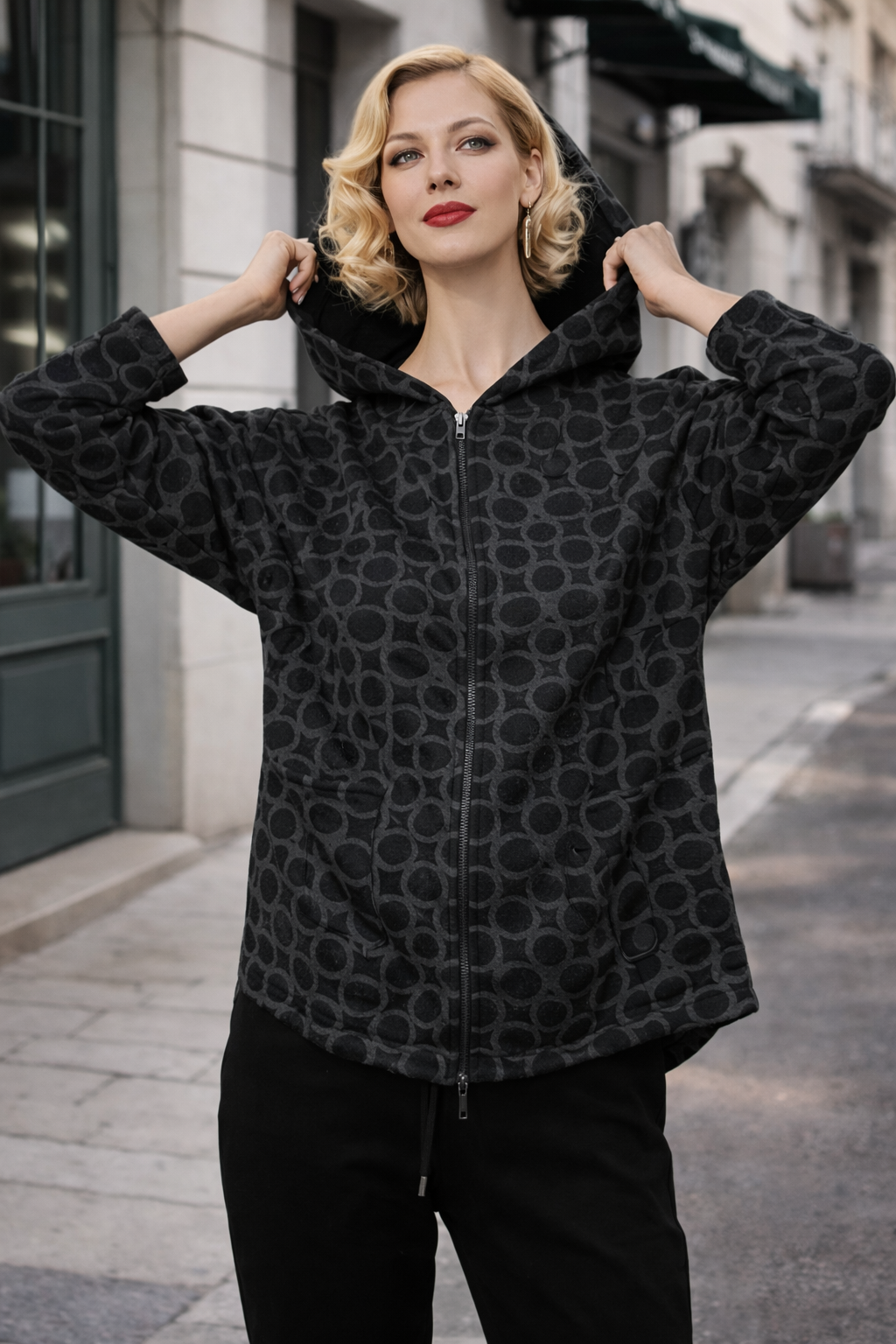 Joseph Ribkoff Zip-up Jacket | Unique Apparel USA