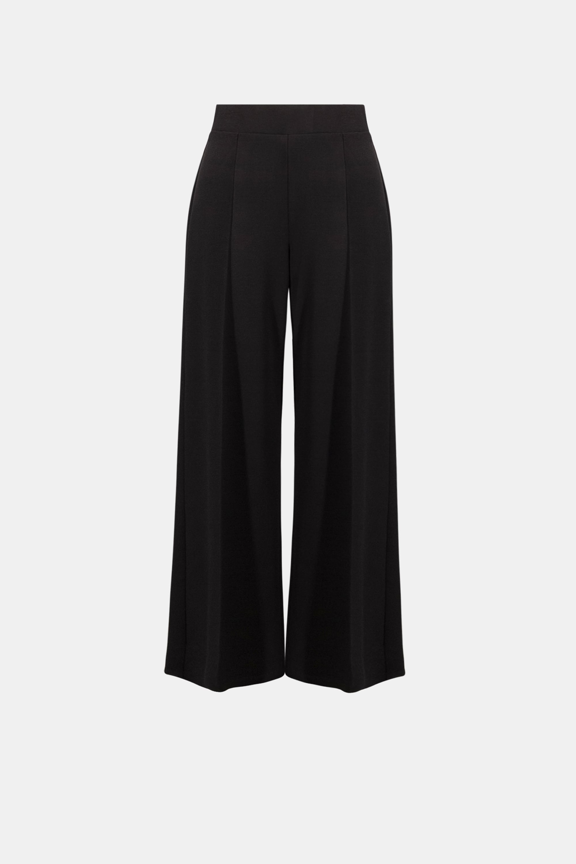 Scuba Jersey Wide Leg Pull-On Pants
