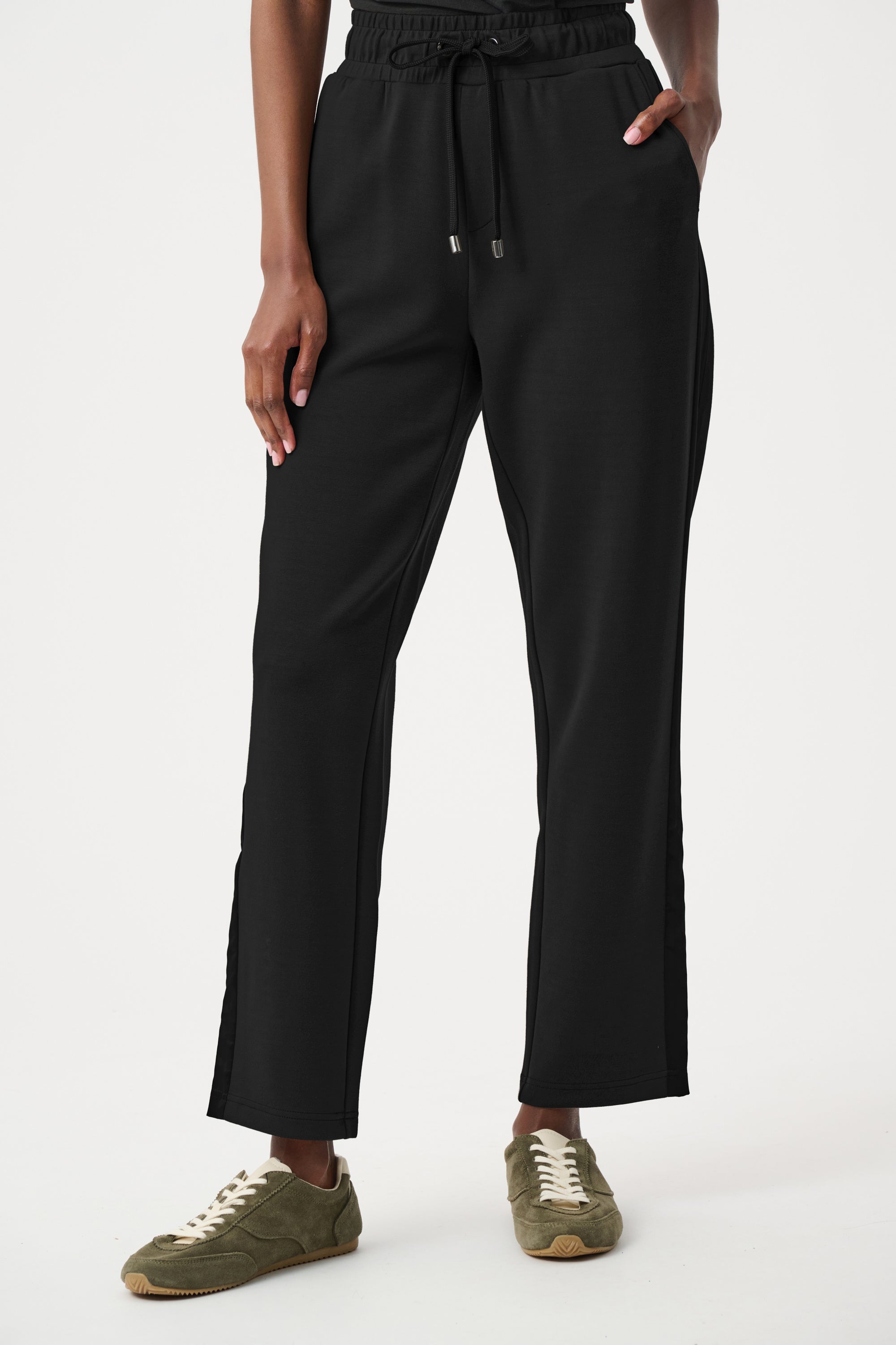 Scuba Jersey Straight Leg Pants