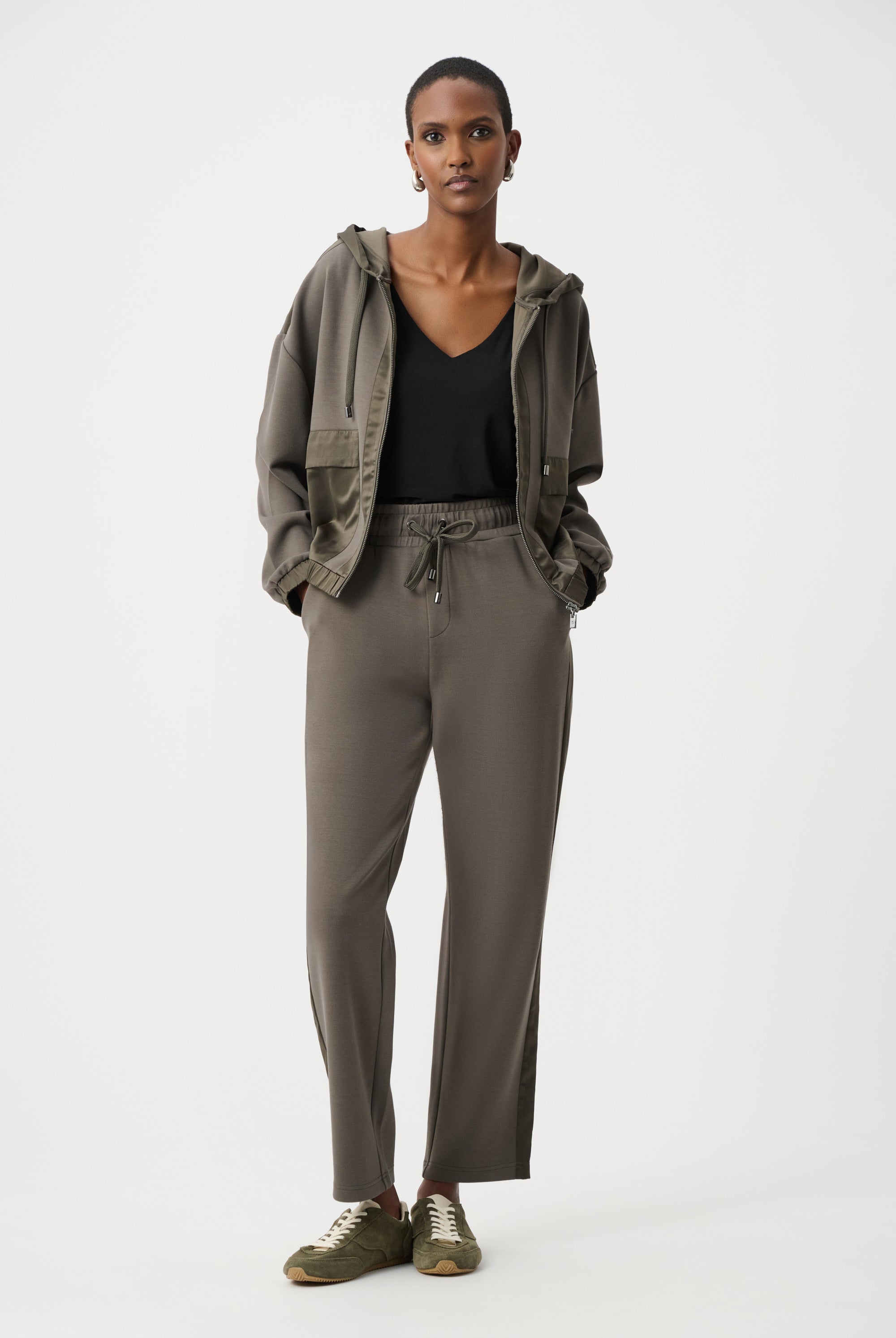 Scuba Jersey Straight Leg Pants