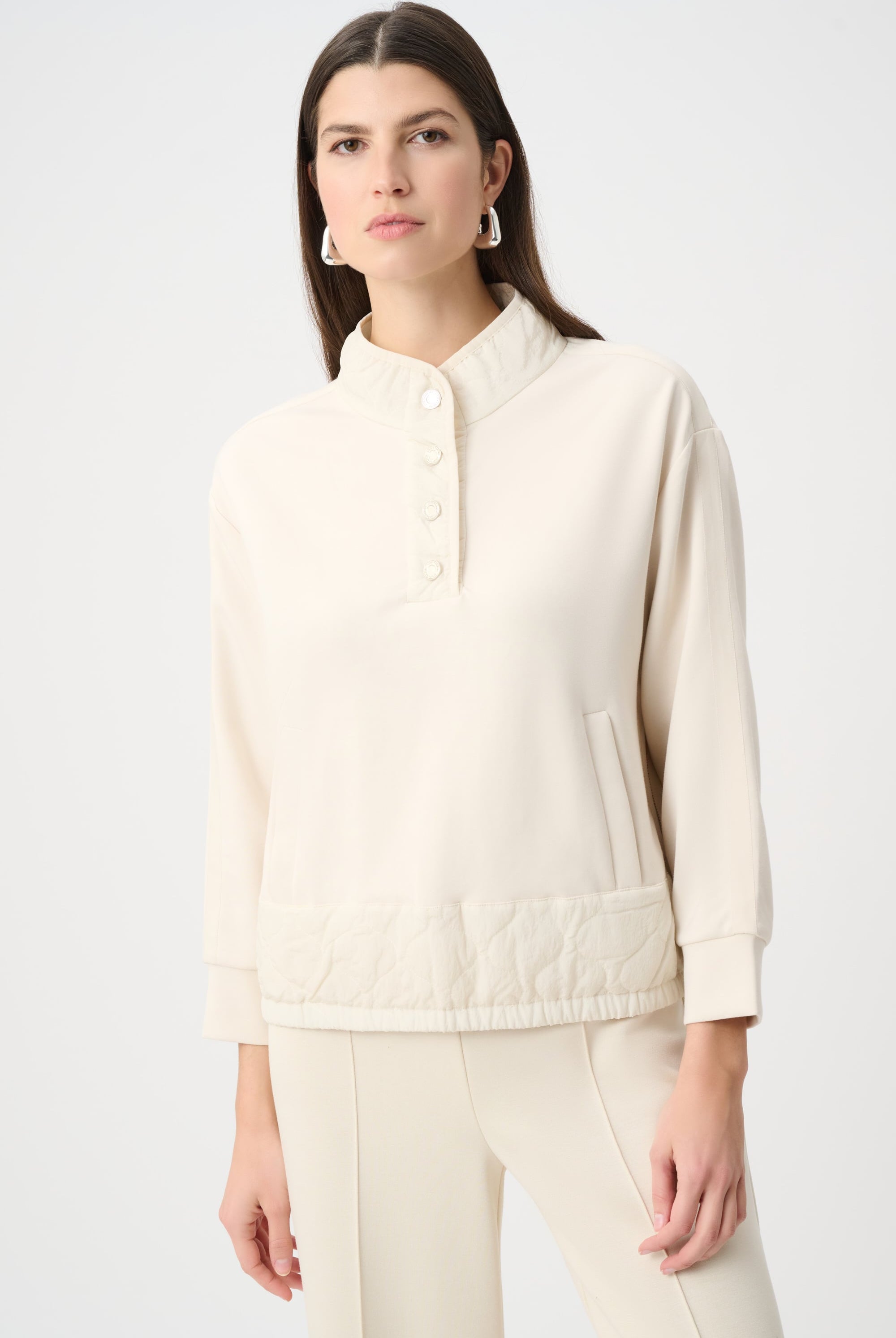 Scuba Jersey Funnel-Neck Jacket