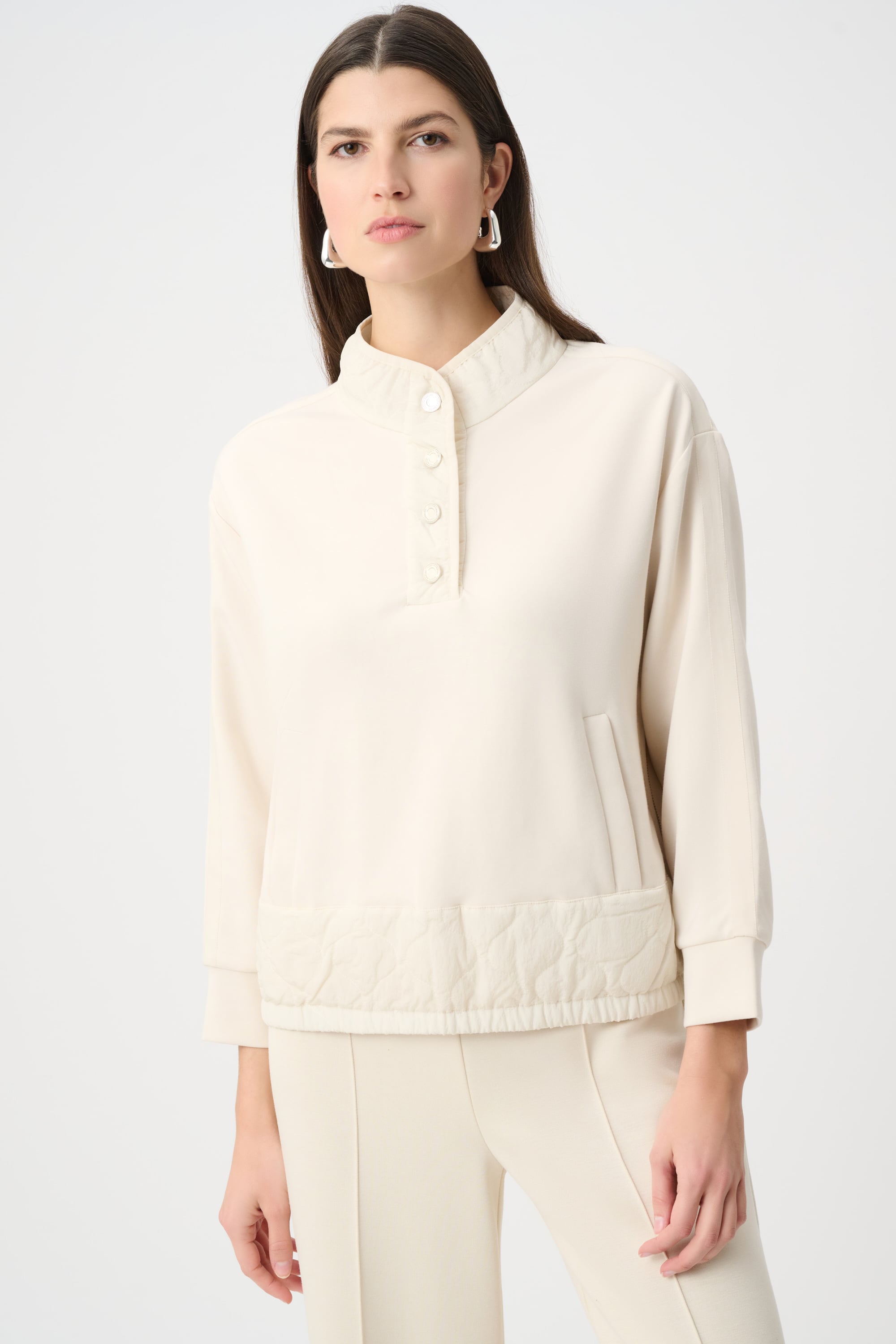 Scuba Jersey Funnel-Neck Jacket