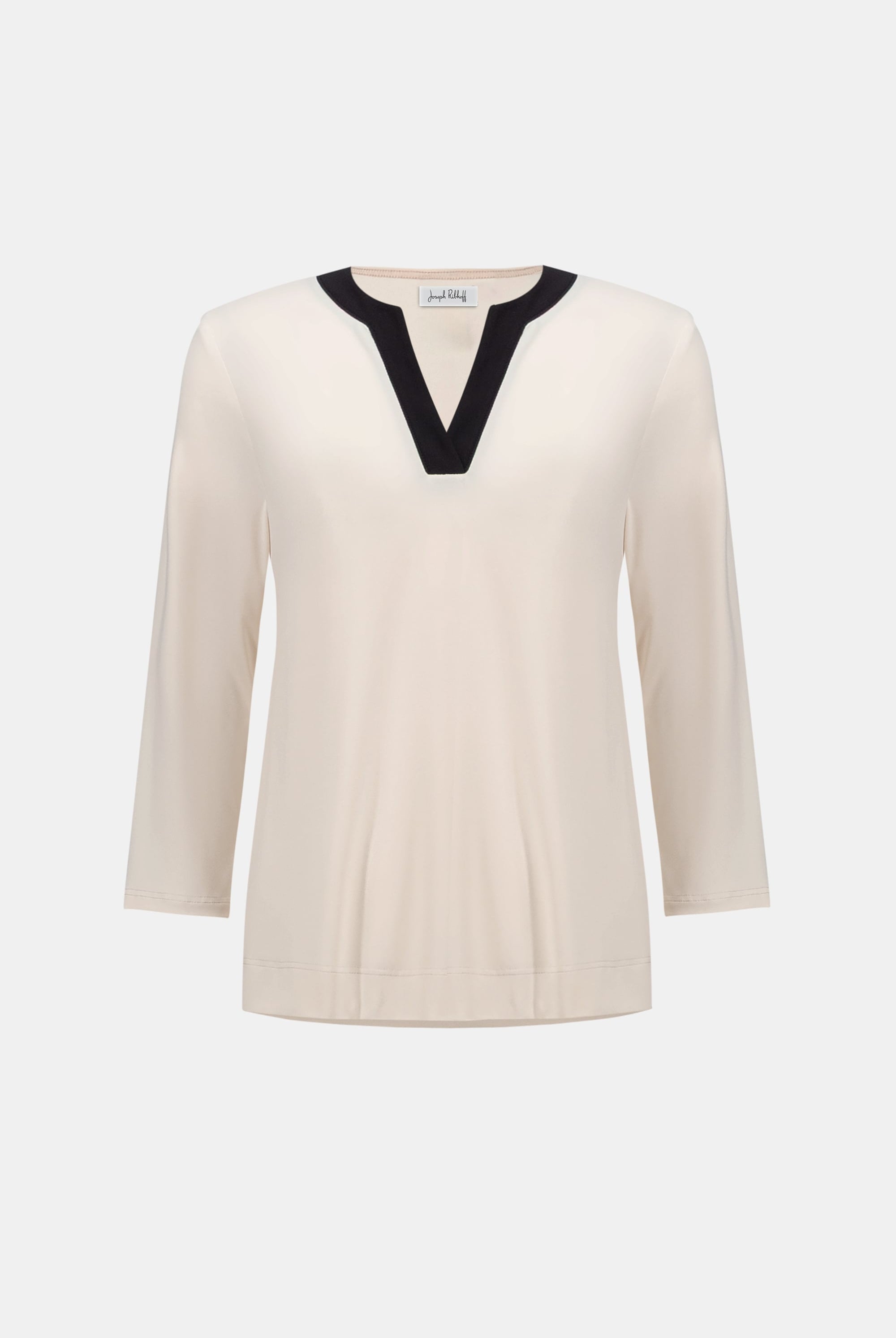 Silky Knit Color Block Straight Top