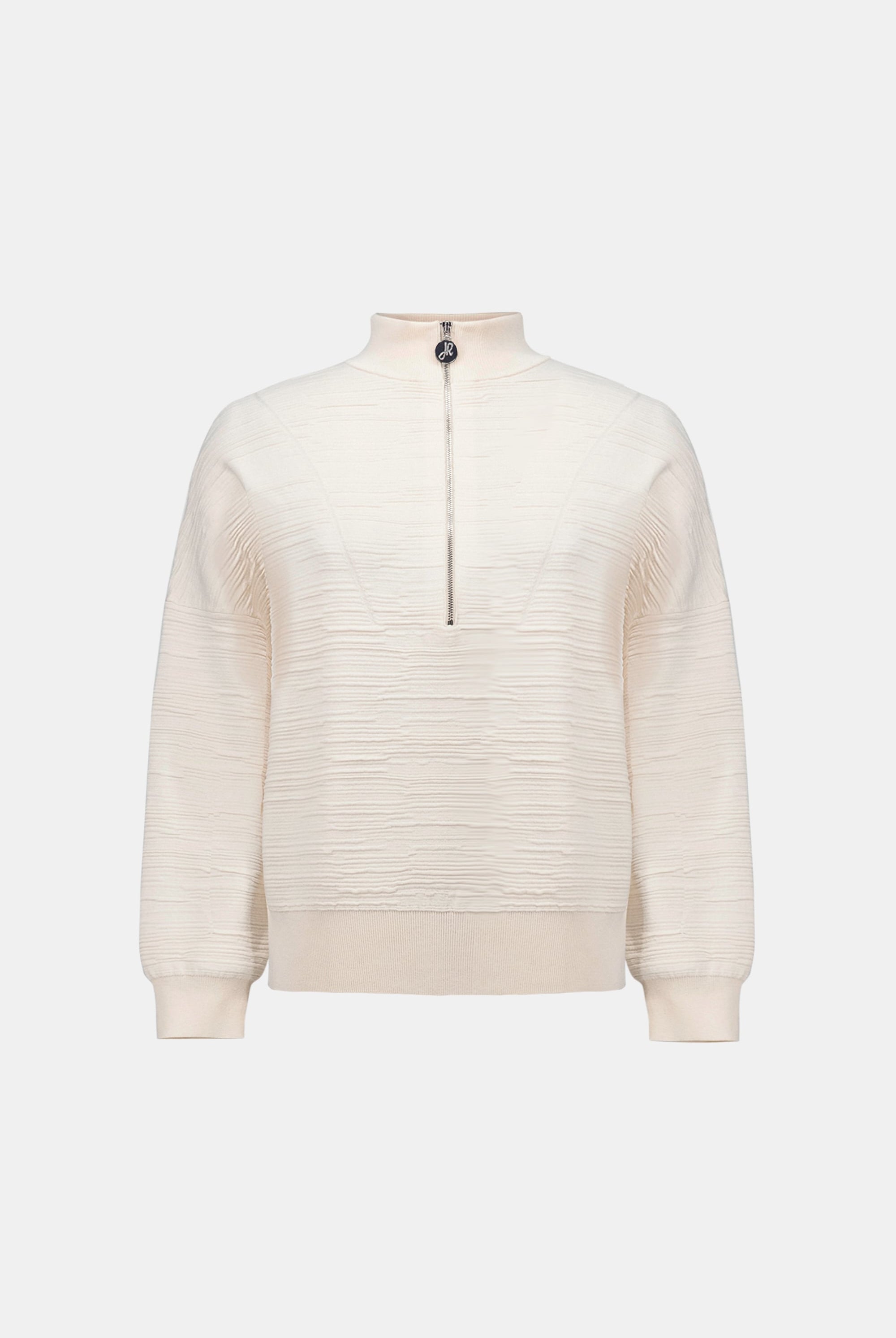 Sweater Knit Mock-Neck Cocoon Sweater