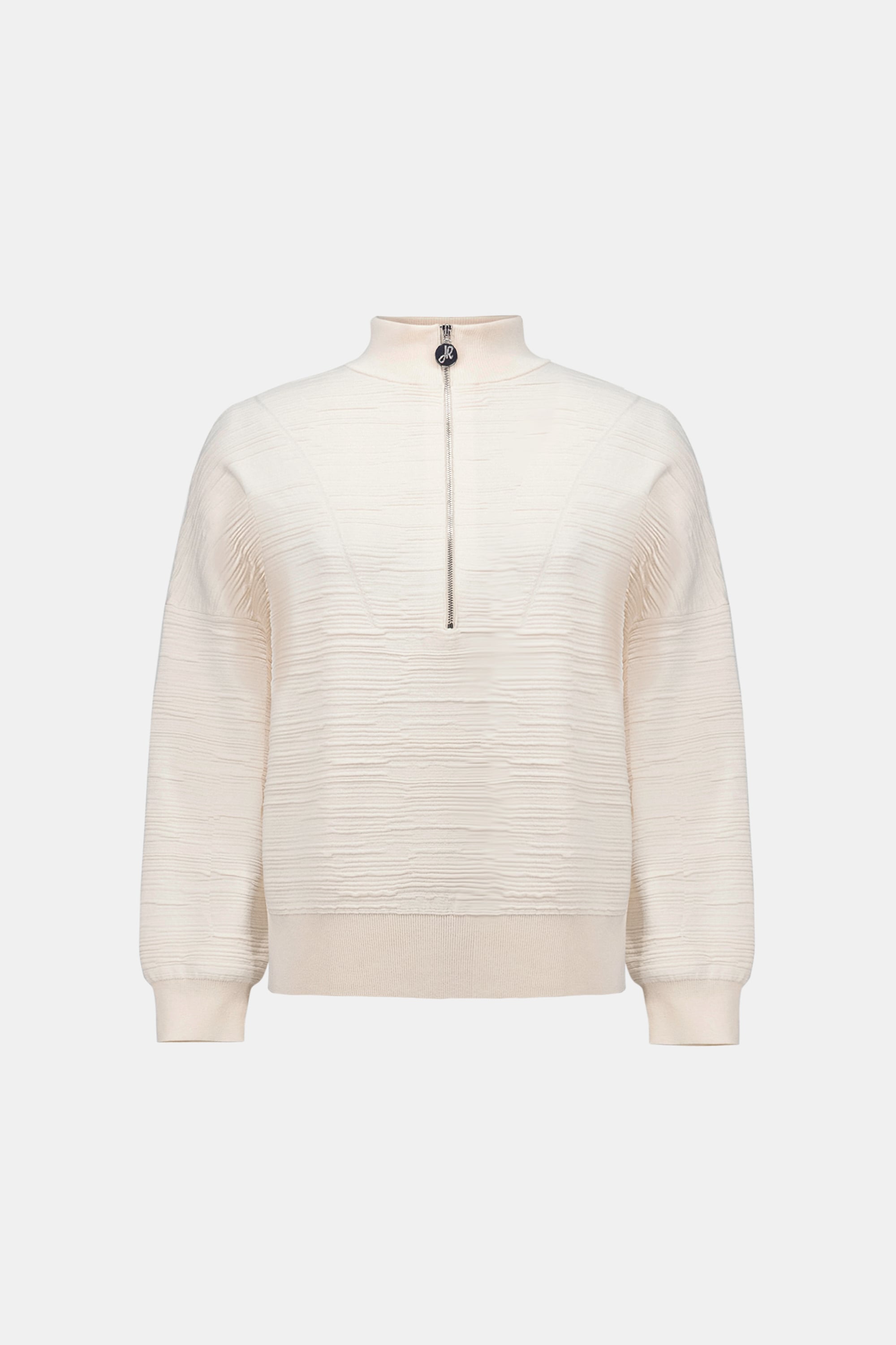 Sweater Knit Mock-Neck Cocoon Sweater