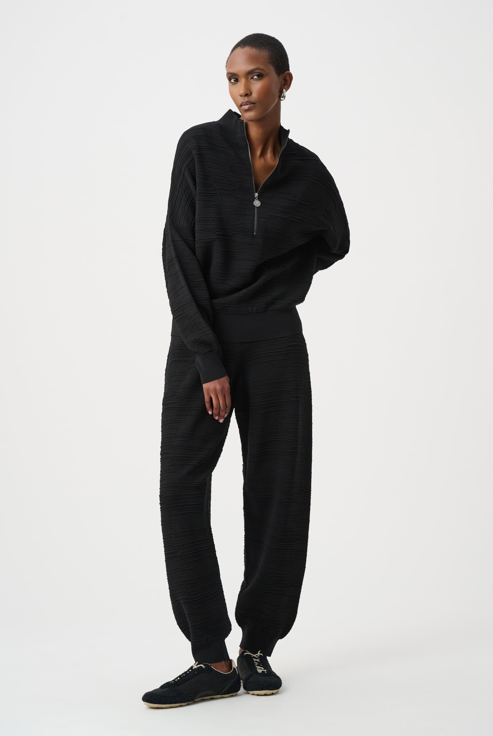 Sweater Knit Pull-On Jogger Pants