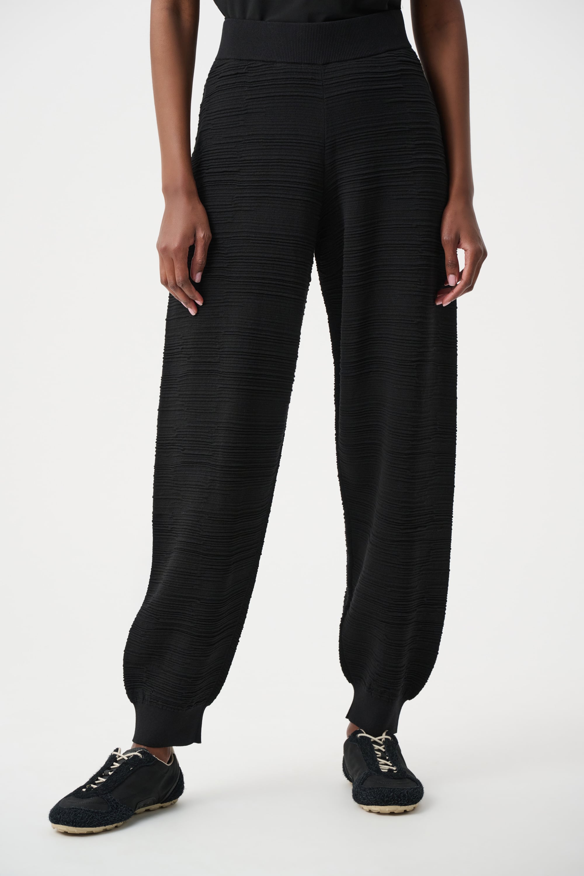 Sweater Knit Pull-On Jogger Pants