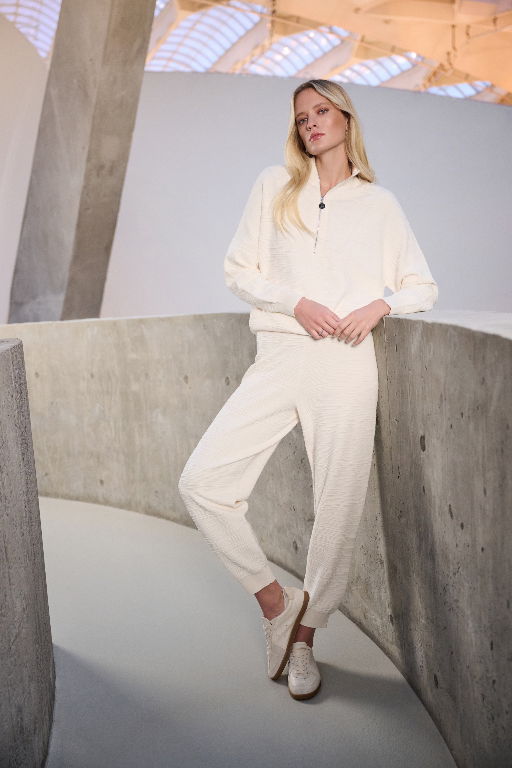 Sweater Knit Pull-On Jogger Pants