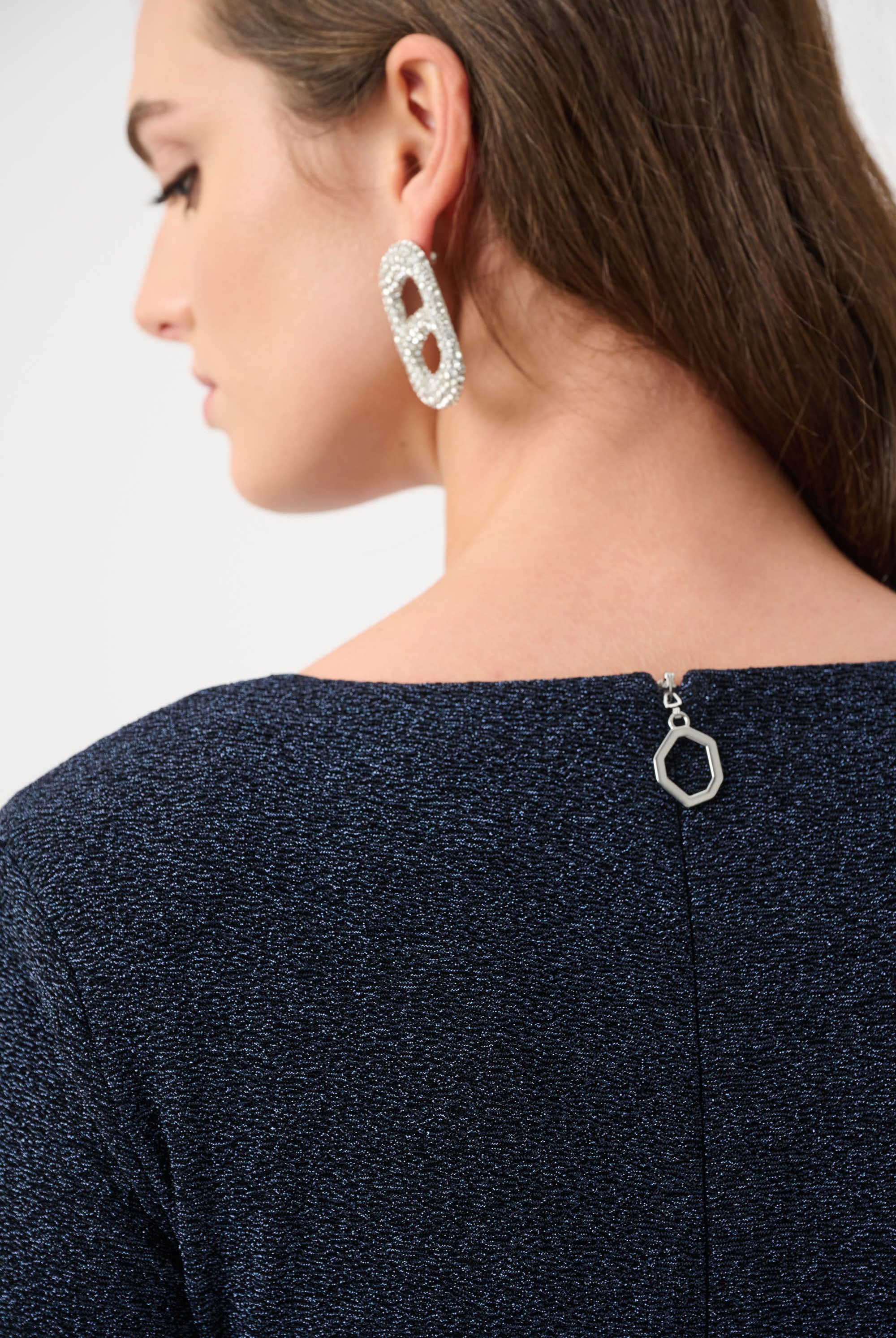 Signature | Sparkle Knit Wrap Gown