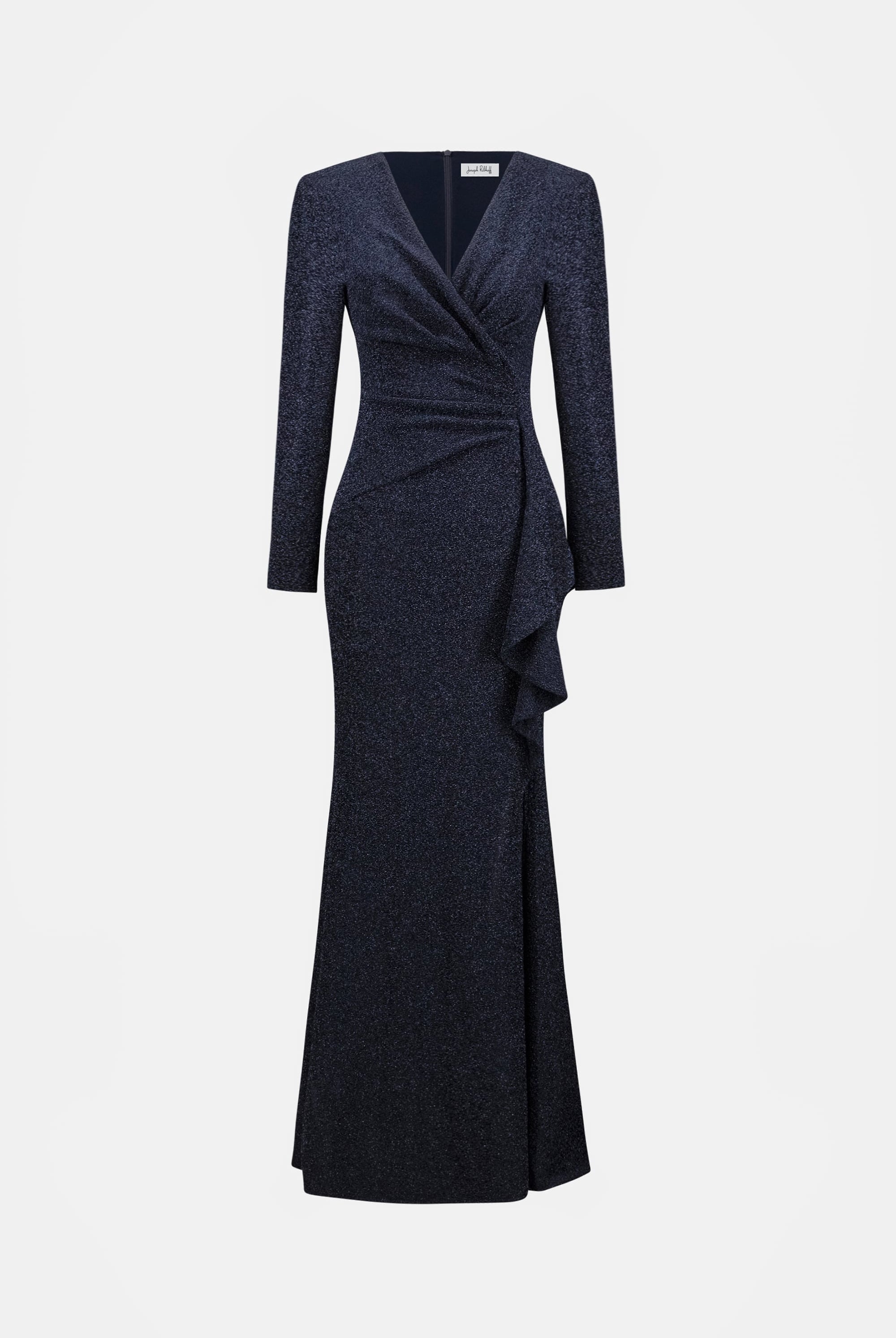 Signature | Sparkle Knit Wrap Gown