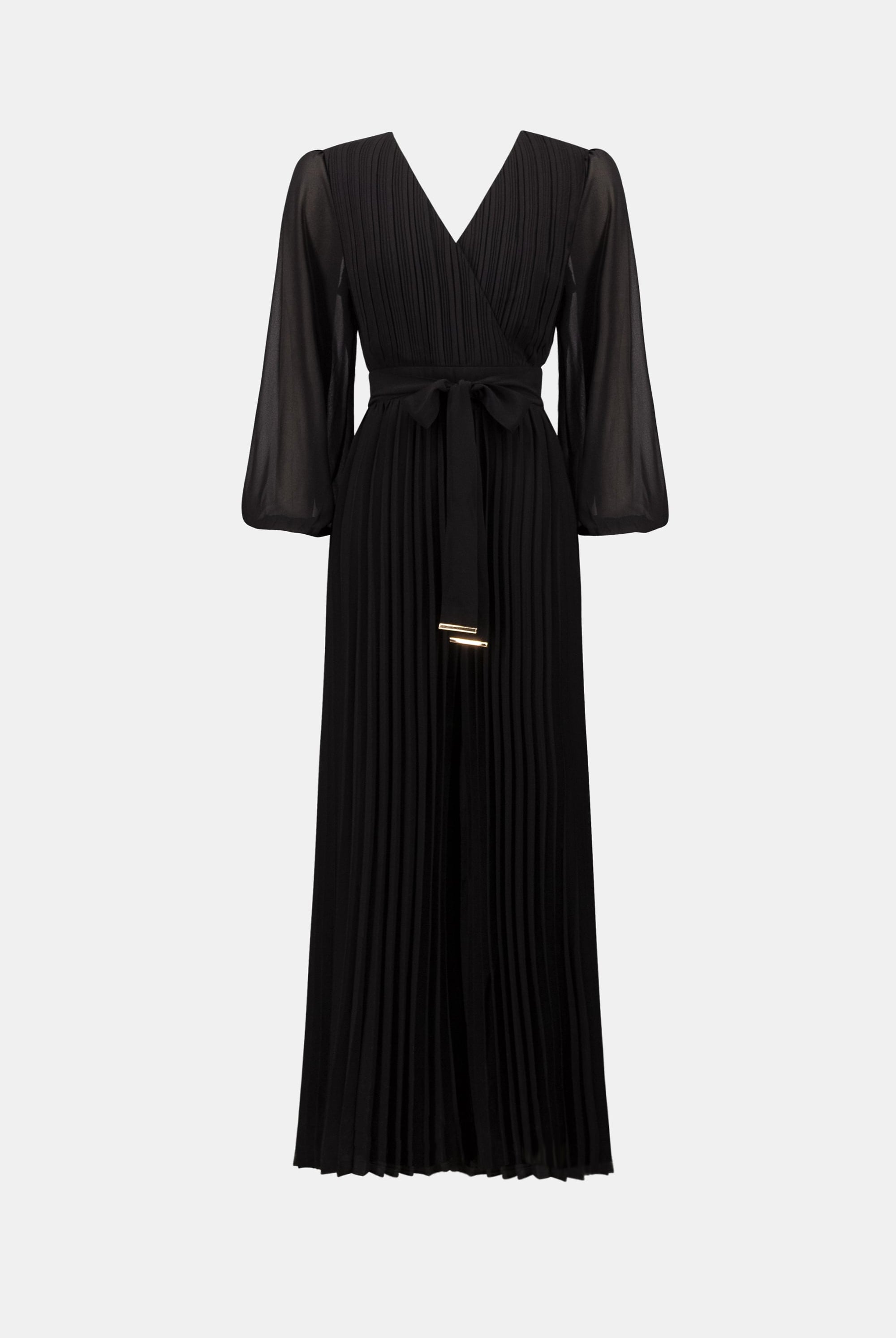 Signature | Georgette And Chiffon Wide Leg Wrap Jumpsuit