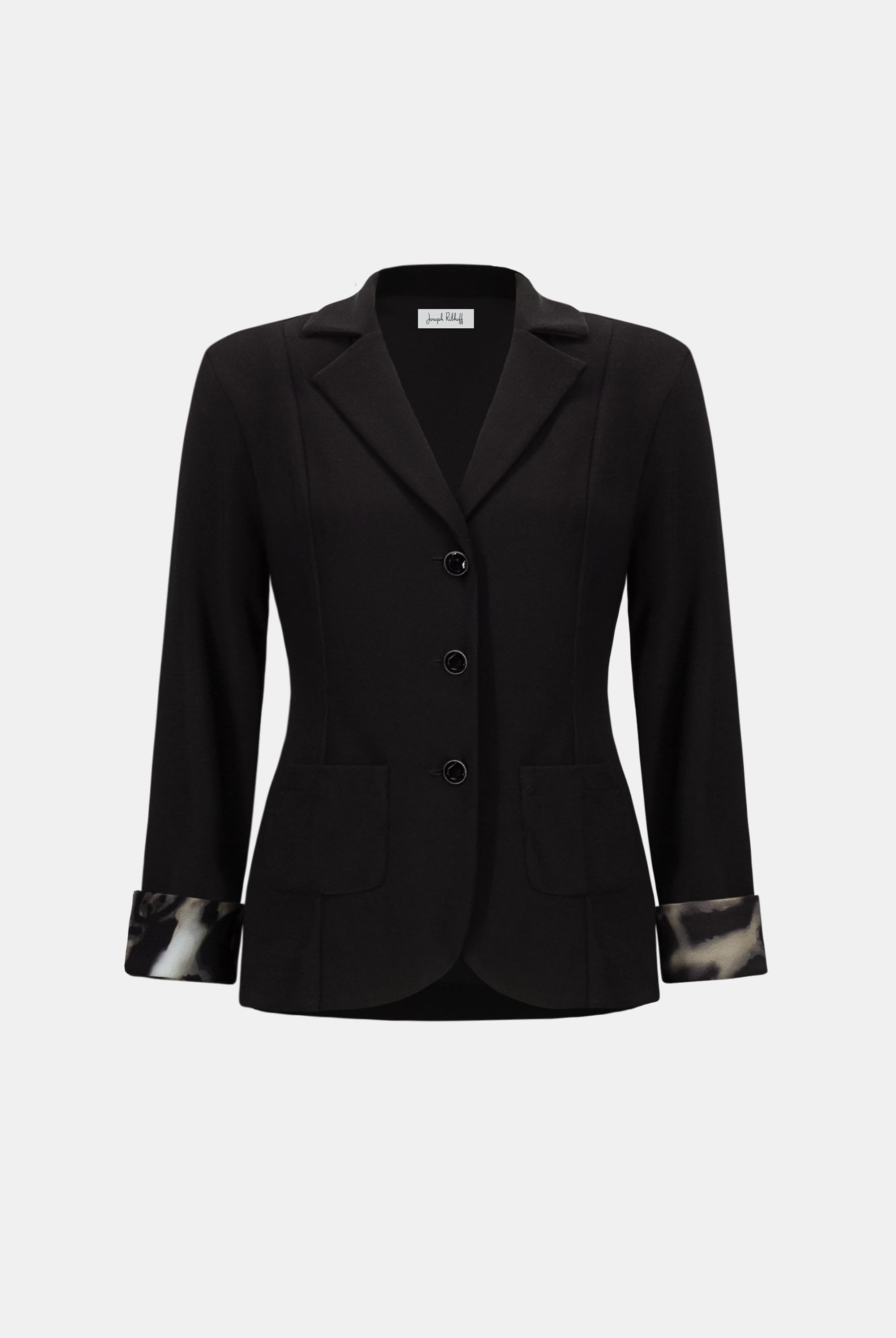 Signature | Silky Knit Fitted Blazer With Adaptable Cuff