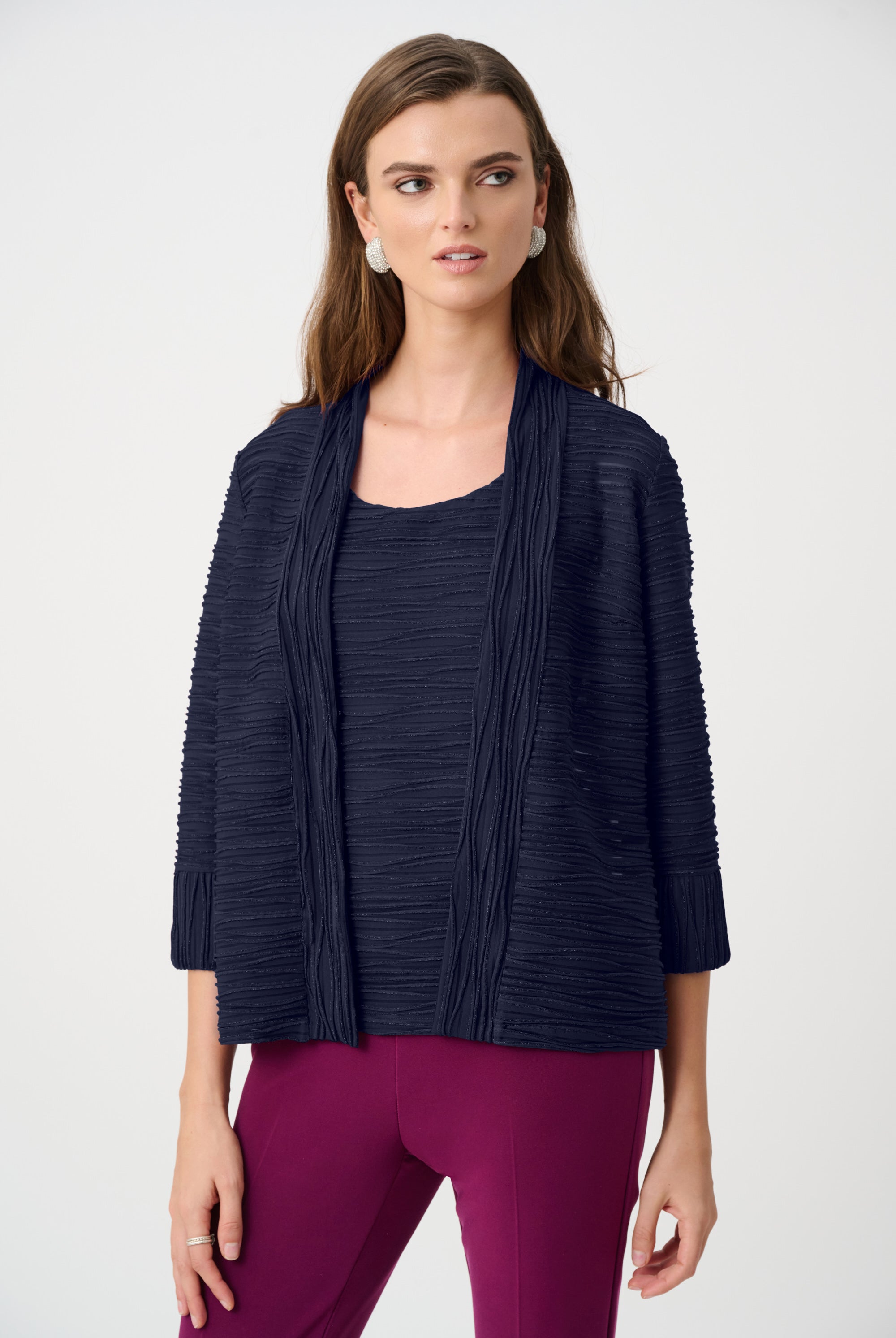 Signature | Sparkle Cascade 2 piece Jacket With Cami