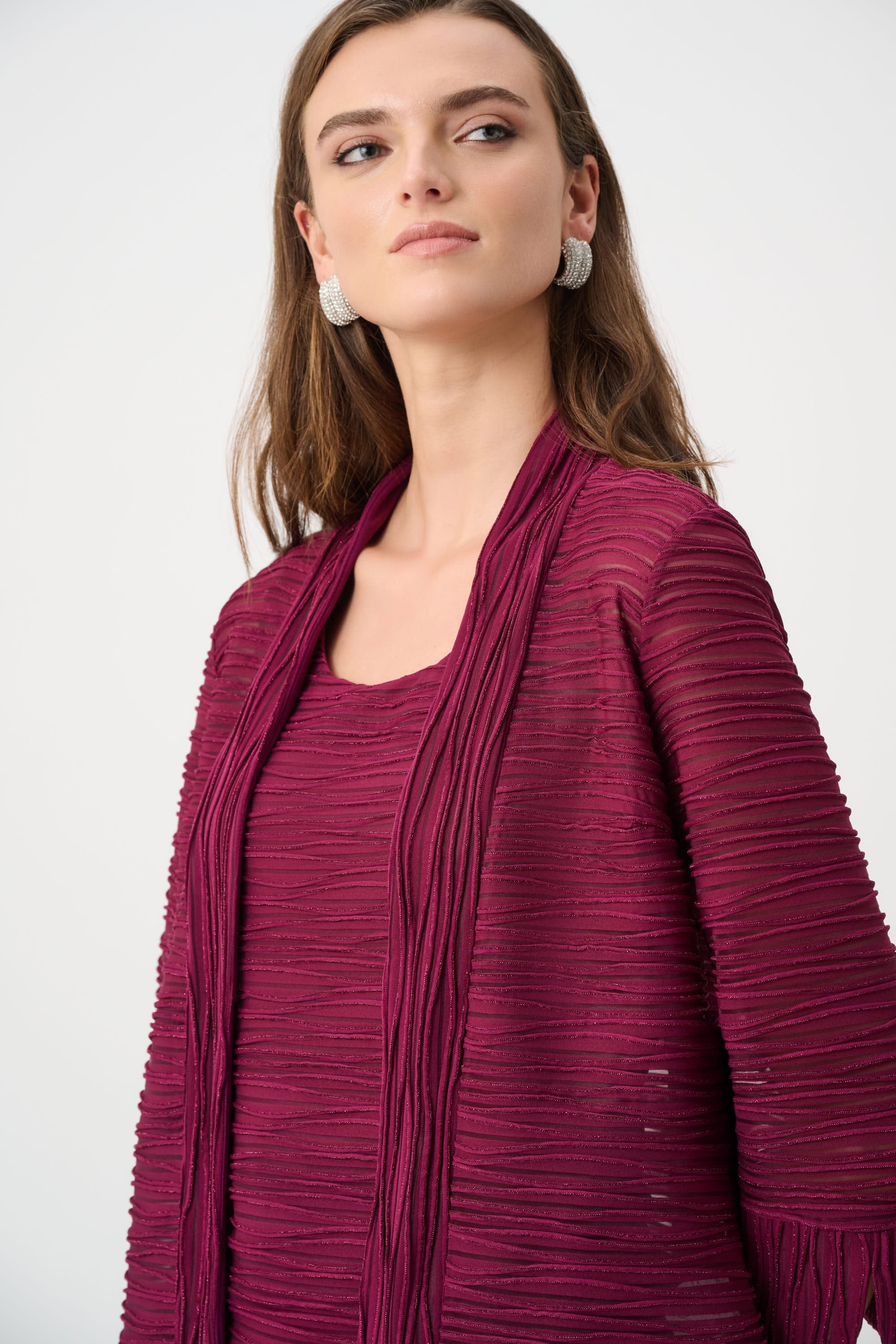 Signature | Sparkle Cascade 2 piece Jacket With Cami