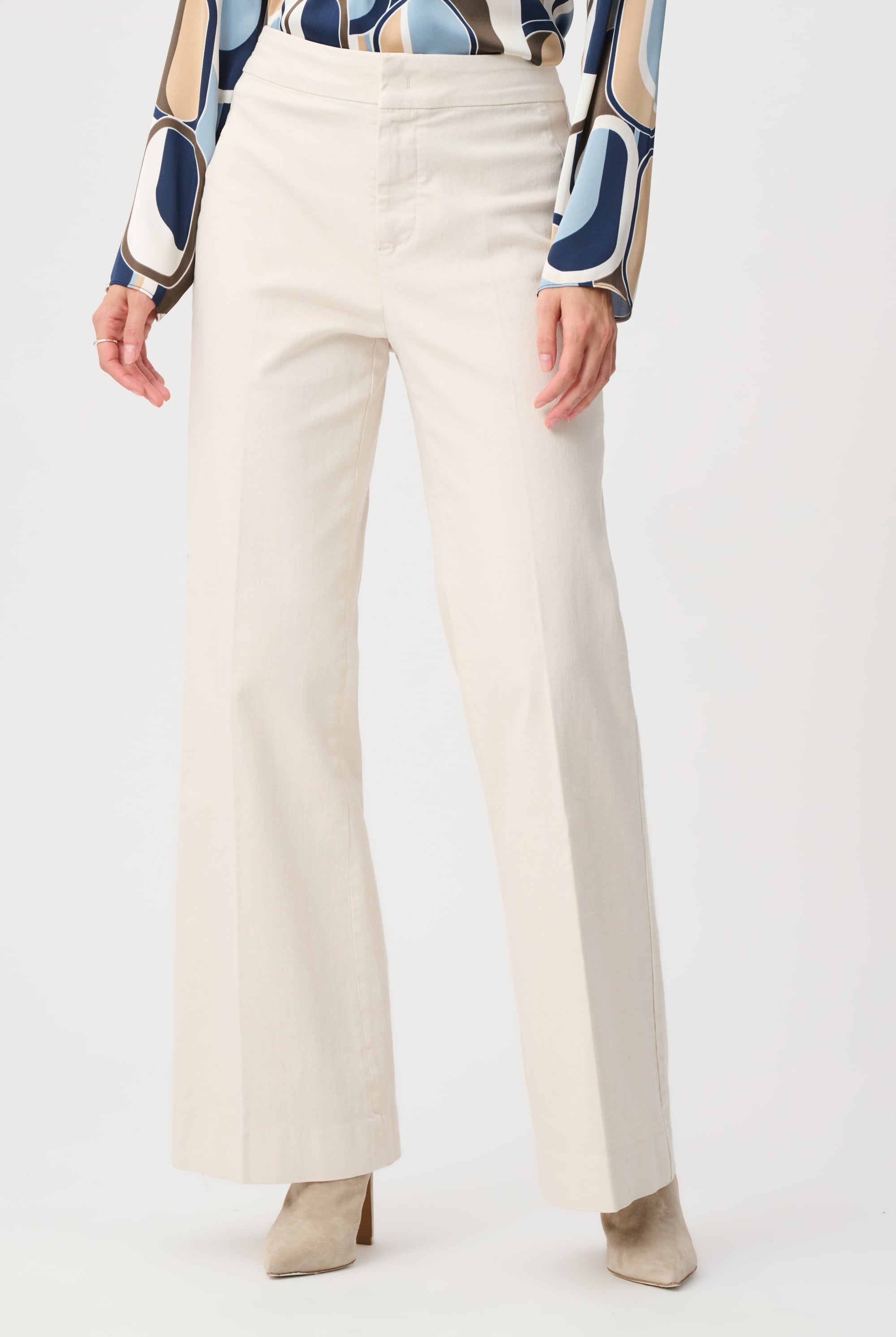 Chloe | Stretch Denim High-Rise Wide Leg Jeans