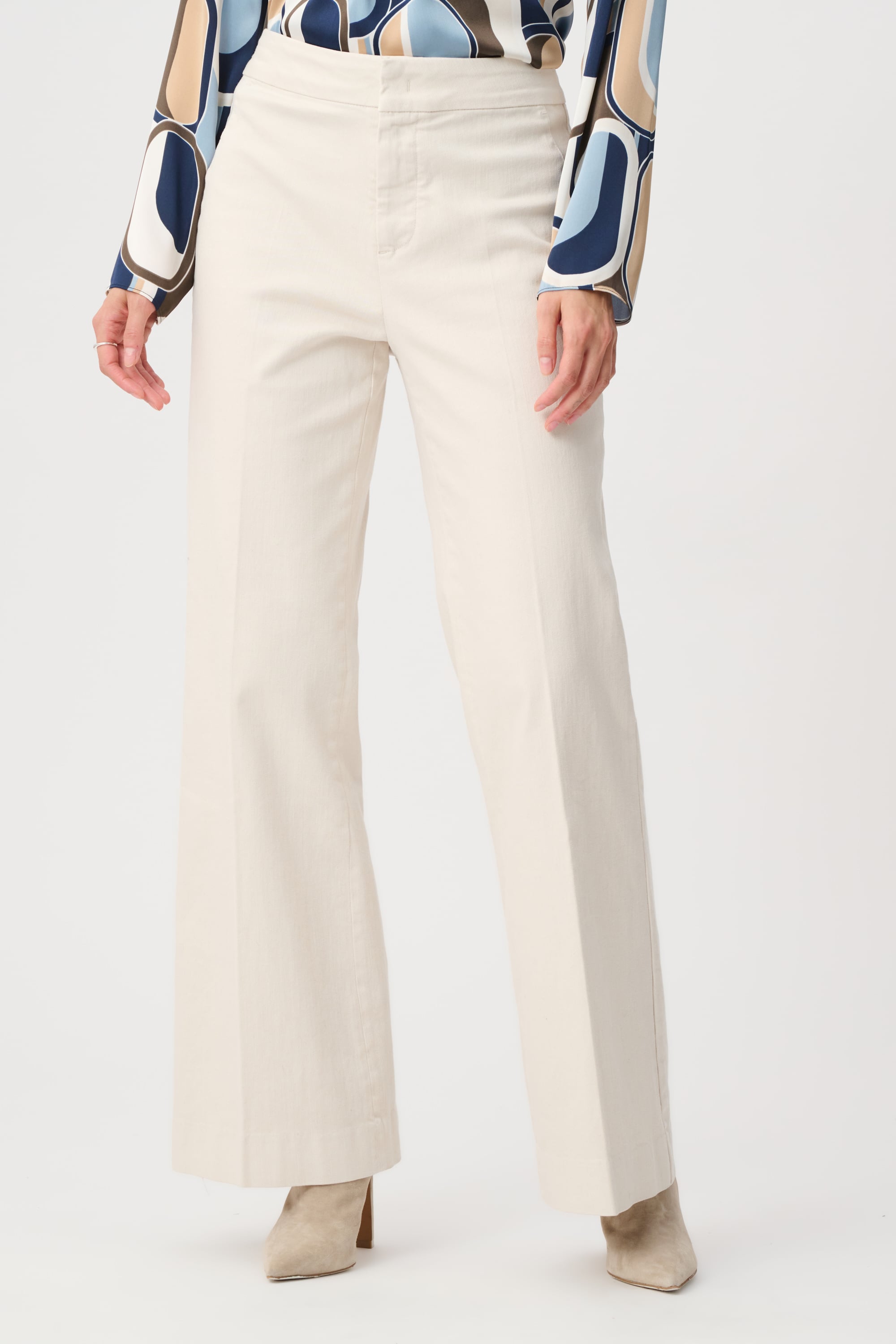 Chloe | Stretch Denim High-Rise Wide Leg Jeans