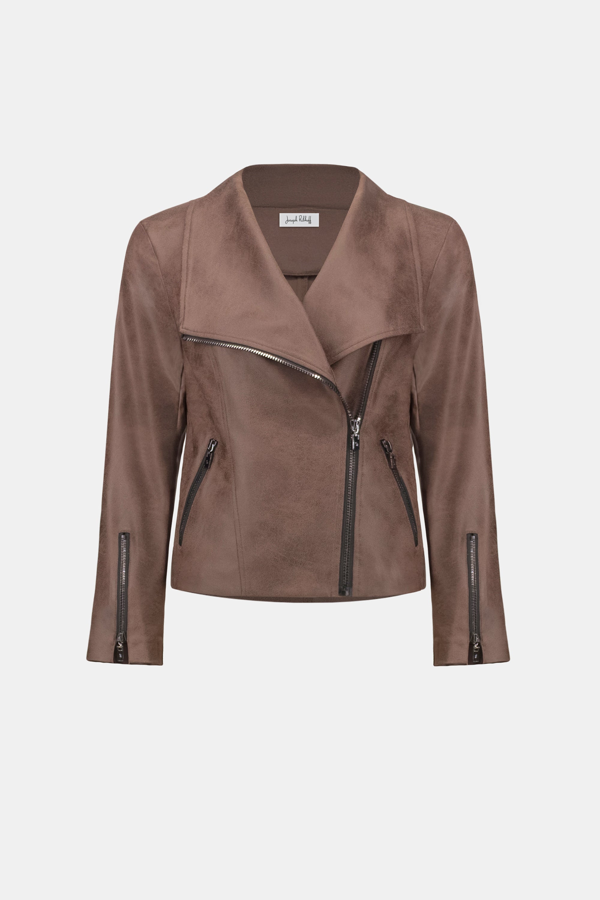 Foiled Knit Fitted Jacket